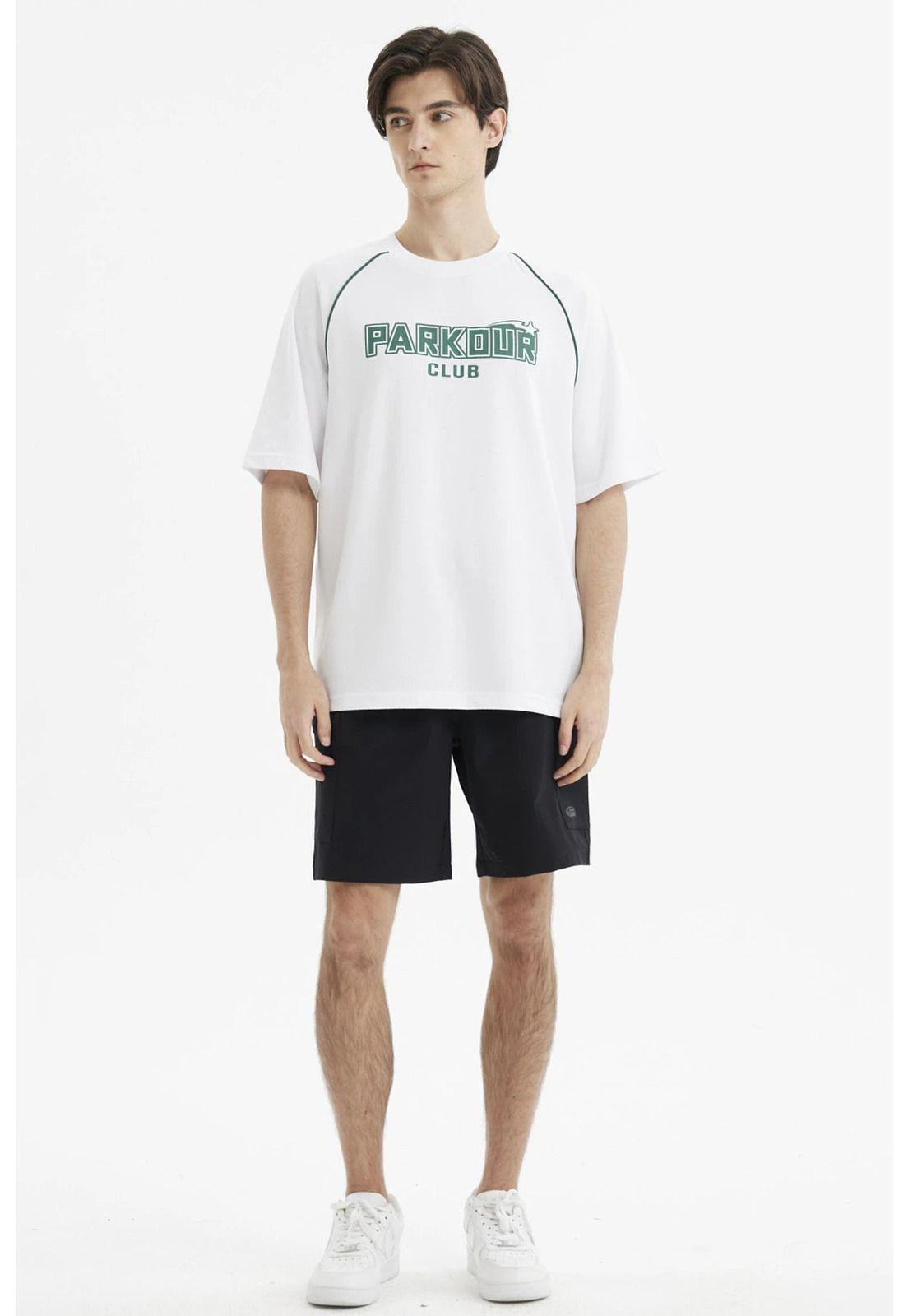 Polera Hombre Oversize Print Blanco- ll-3