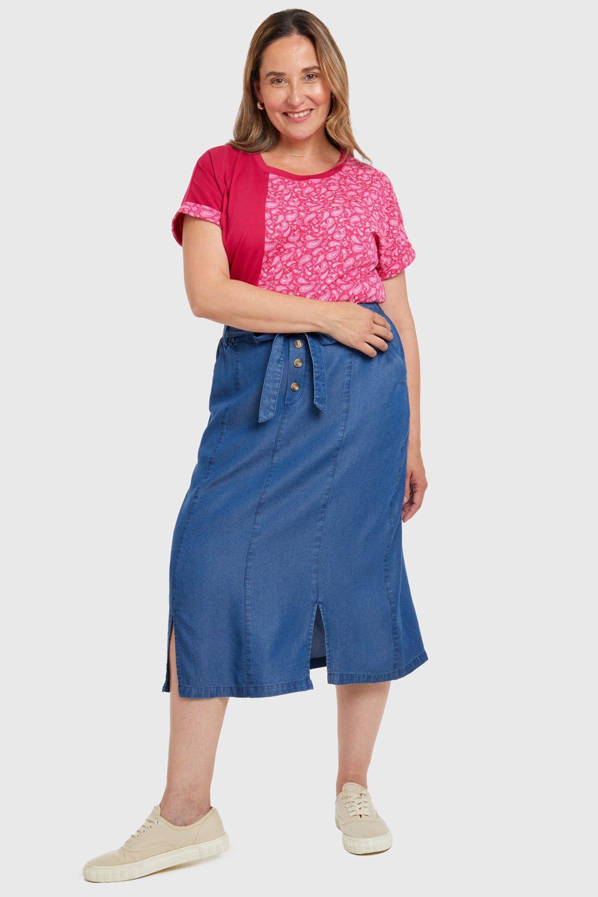 Polera Bloque Magenta-3