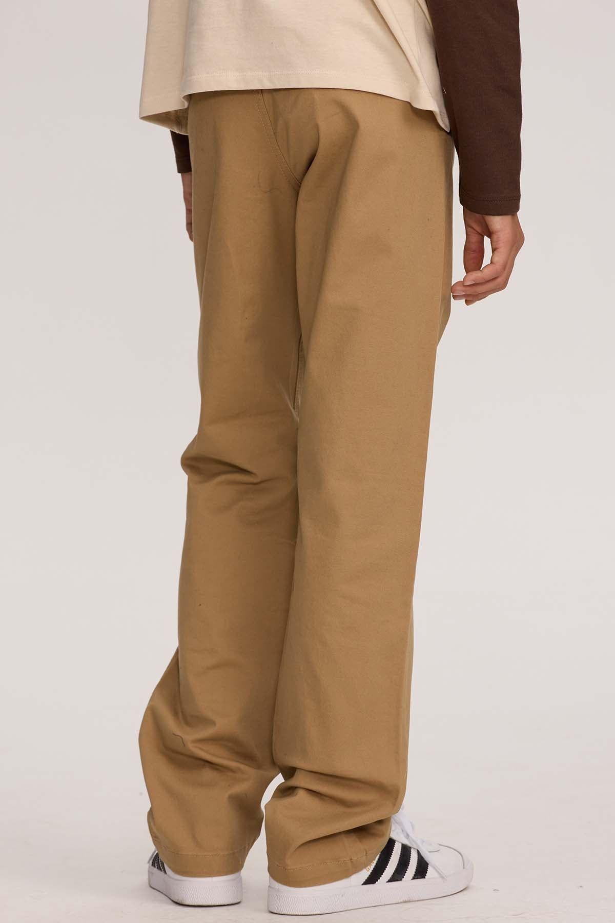 Pantalón Niño Básico Gabardina Kaki-2