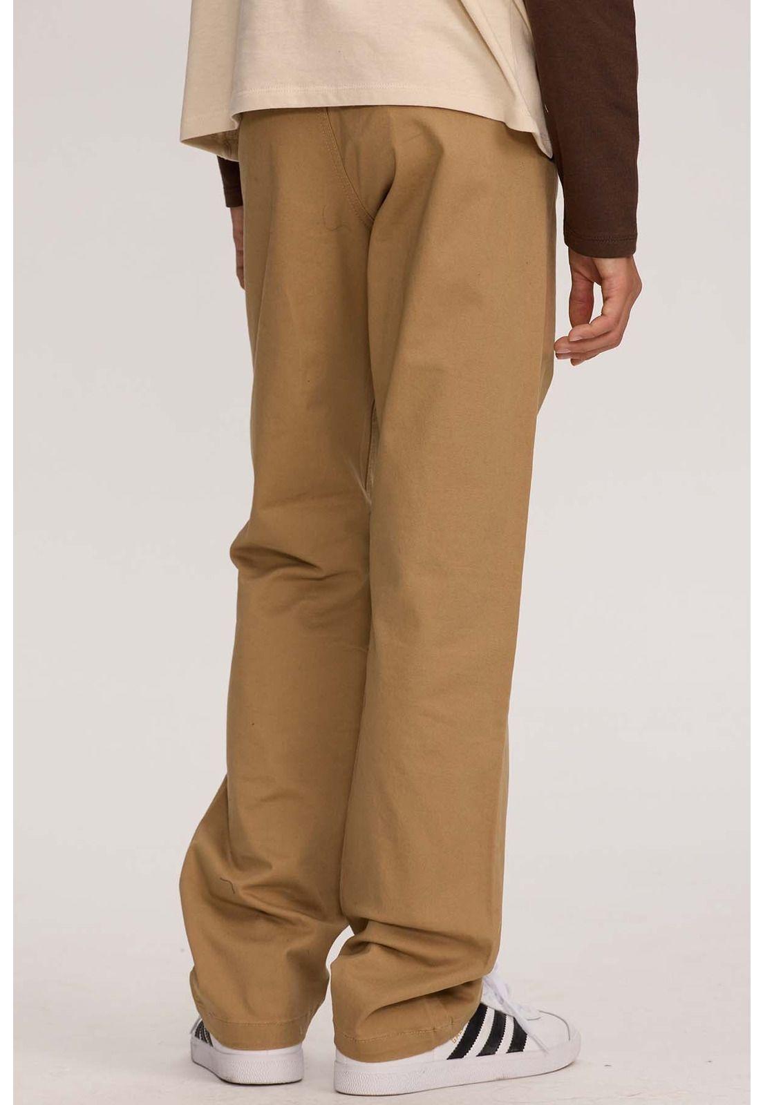 Pantalón Niño Básico Gabardina Kaki-2