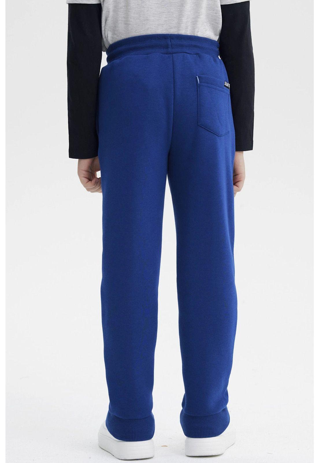 Pantalón Buzo Niño Jogger Azul Oscuro - ll-2