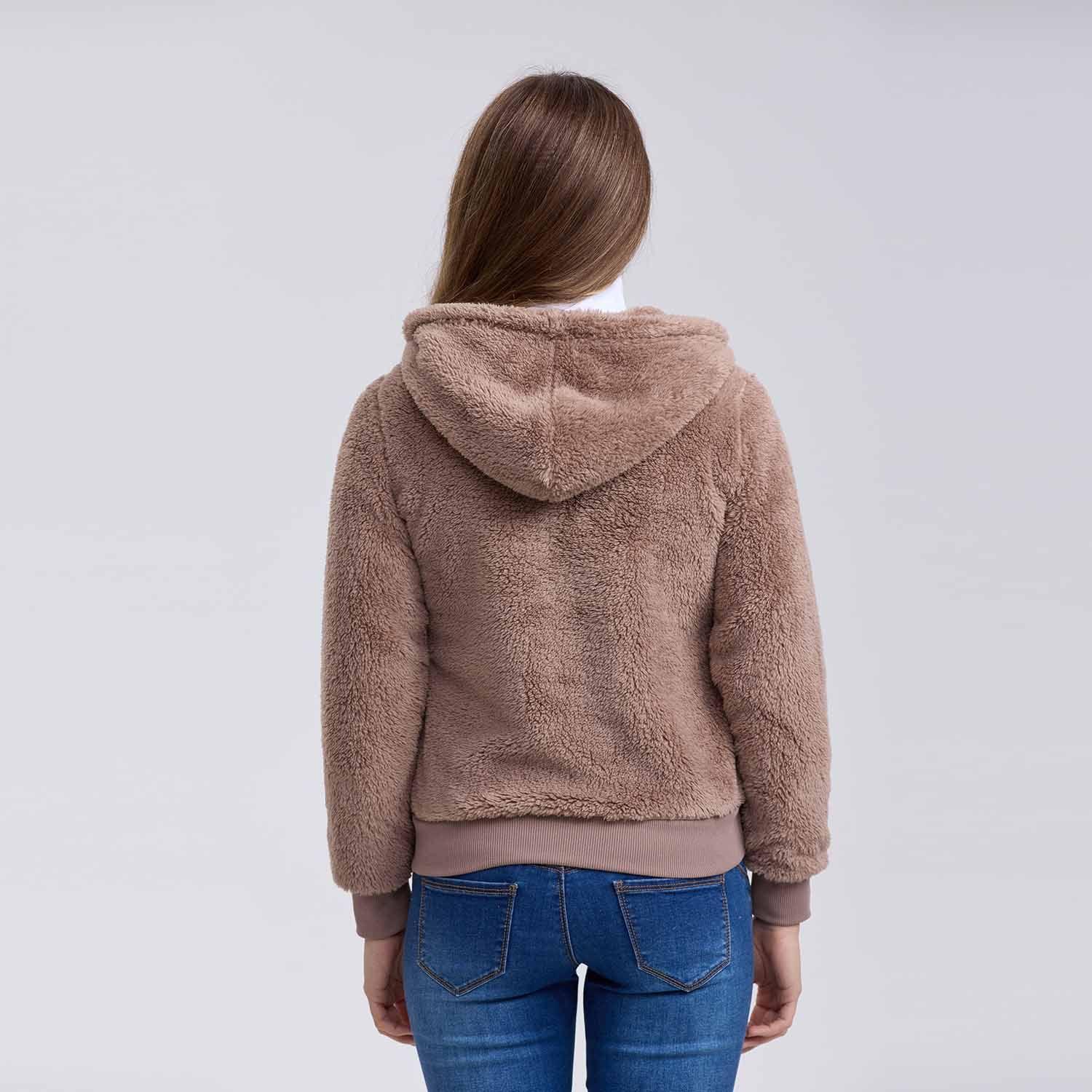 Polar Mujer Pompom Full Café-5