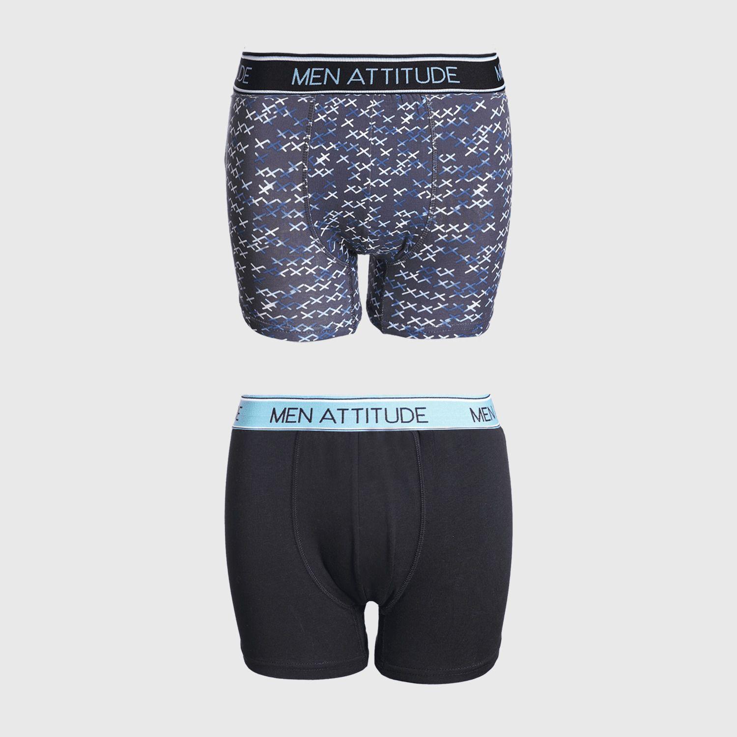 Boxer Hombre Bipack Negro-0