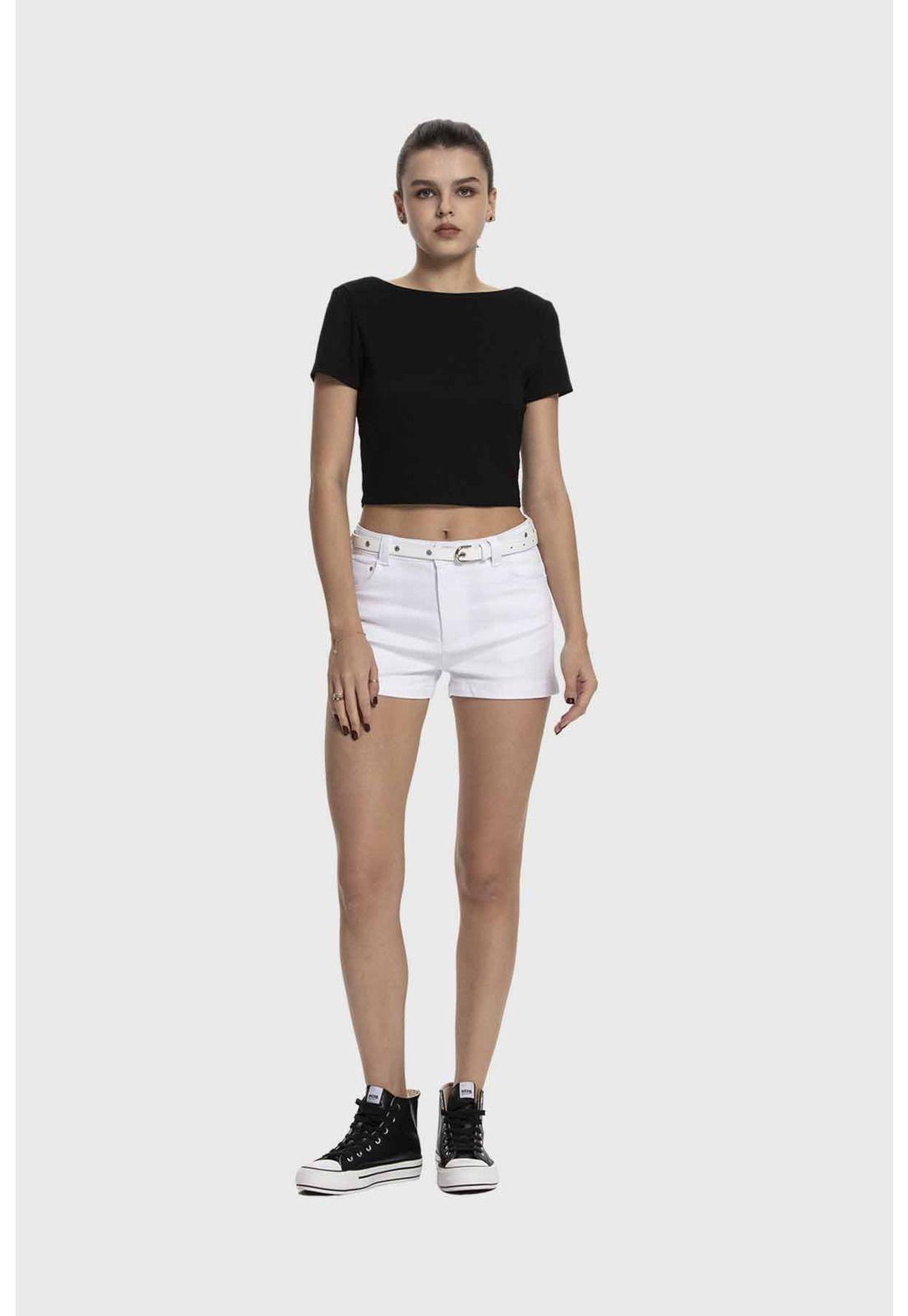 Polera Mujer Textura Sin Espalda Negro-3