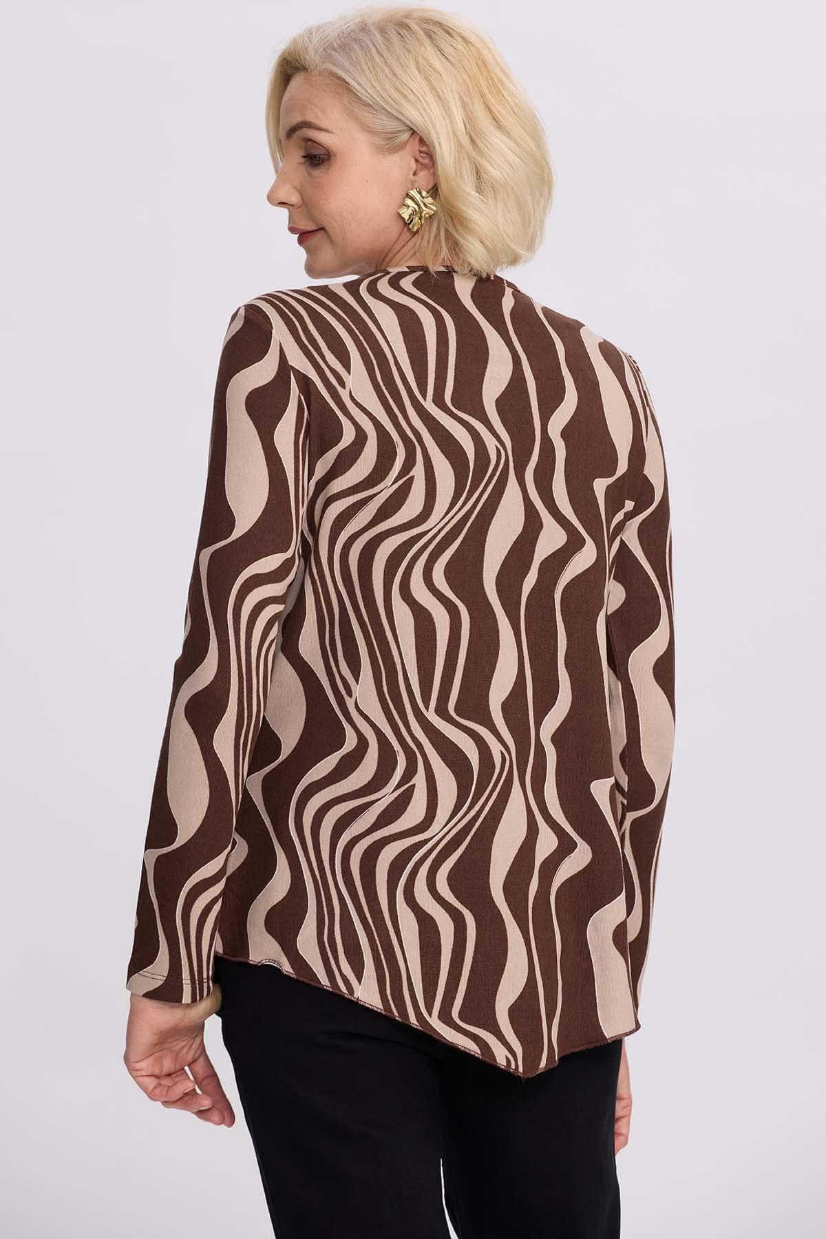 Sweater Mujer Casual Cafe-2