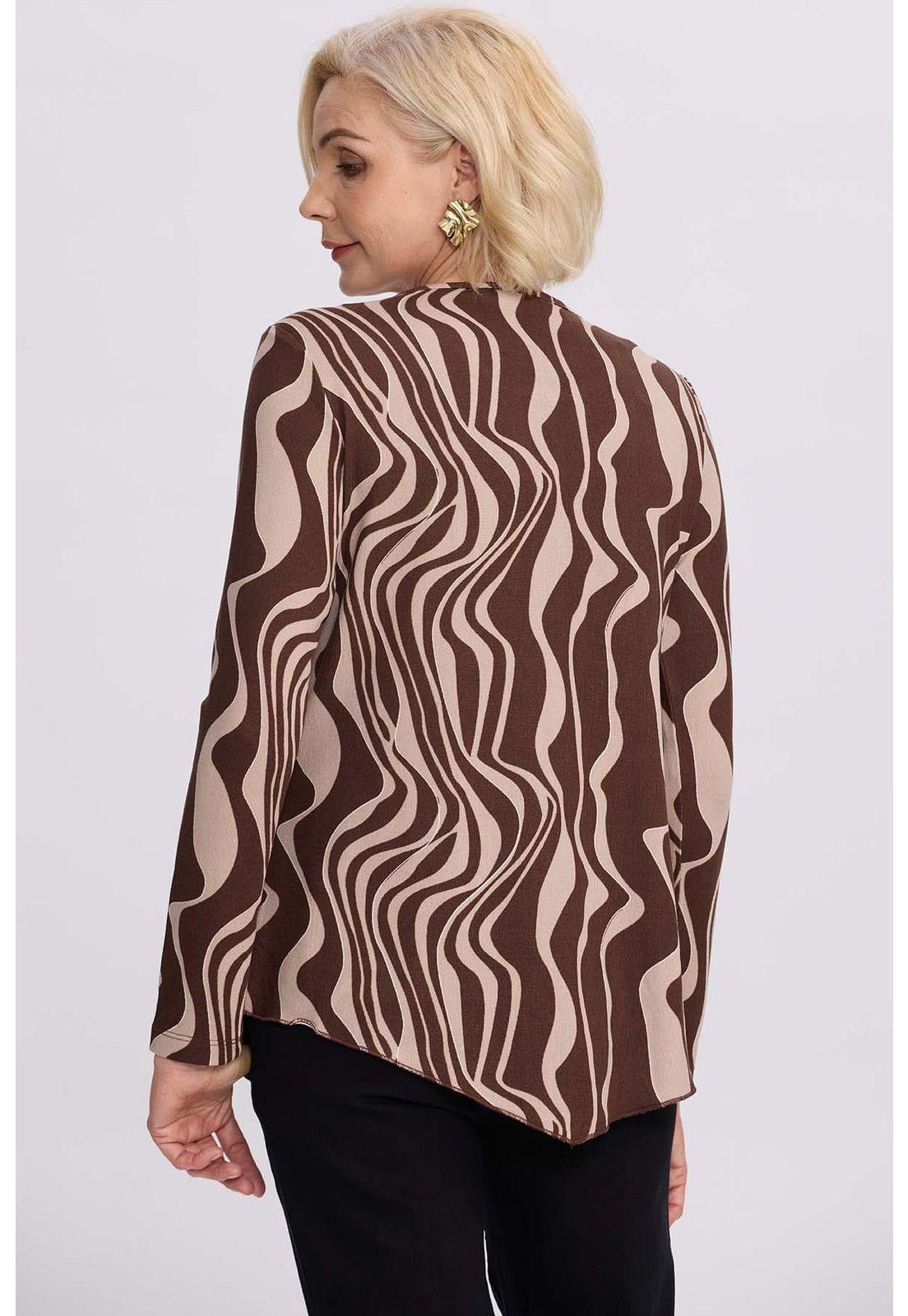 Sweater Mujer Casual Café-2