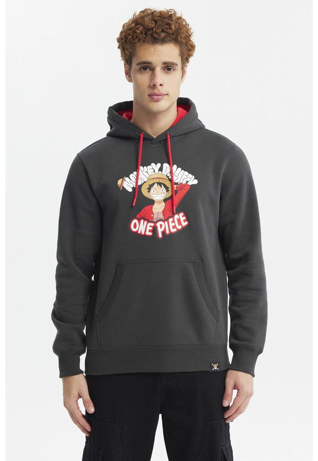 Polerón Hombre One Piece Gris Marengo-0