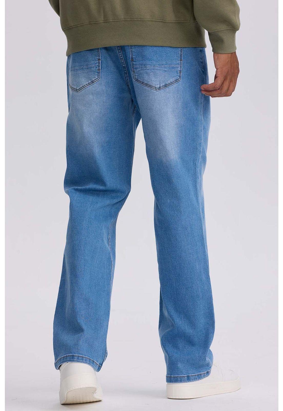 Jeans Hombre Straight 605 Azul Claro-2