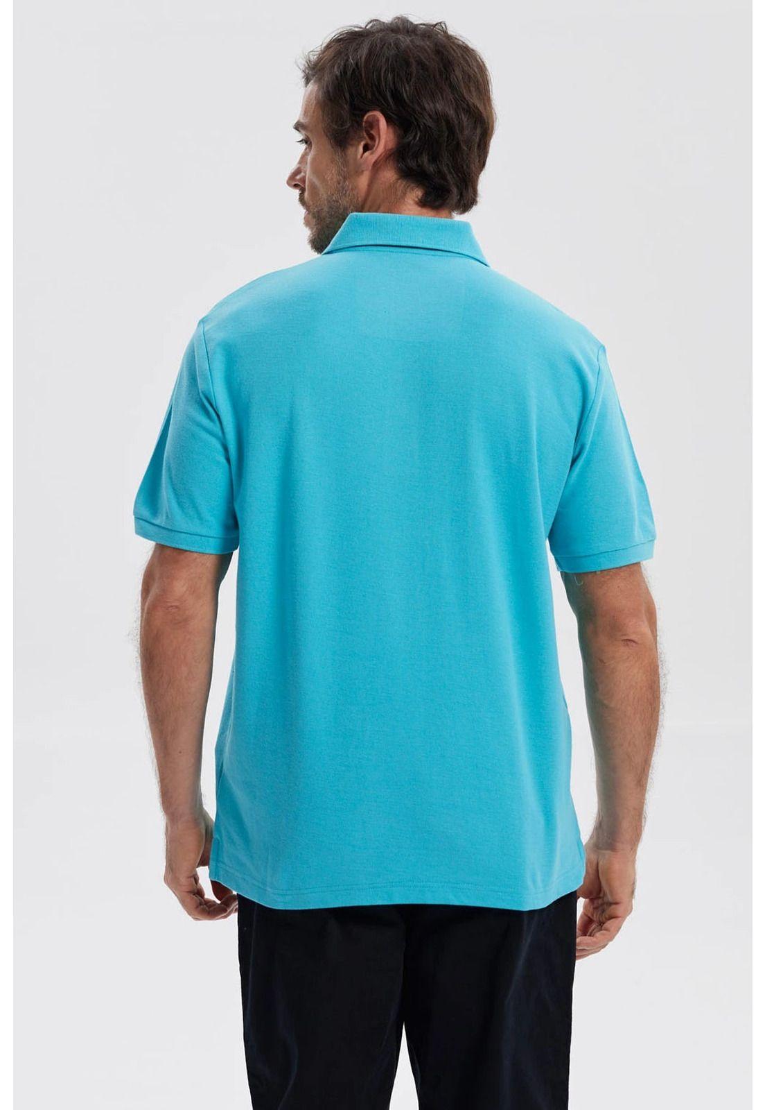 Polera Hombre Piqué Básica Lisa Calipso - lV-2