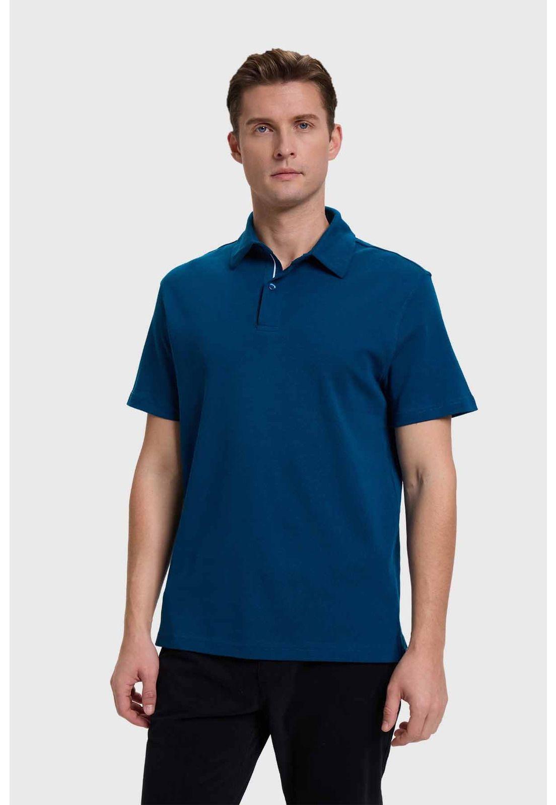 Polera Hombre Azul - ll-0