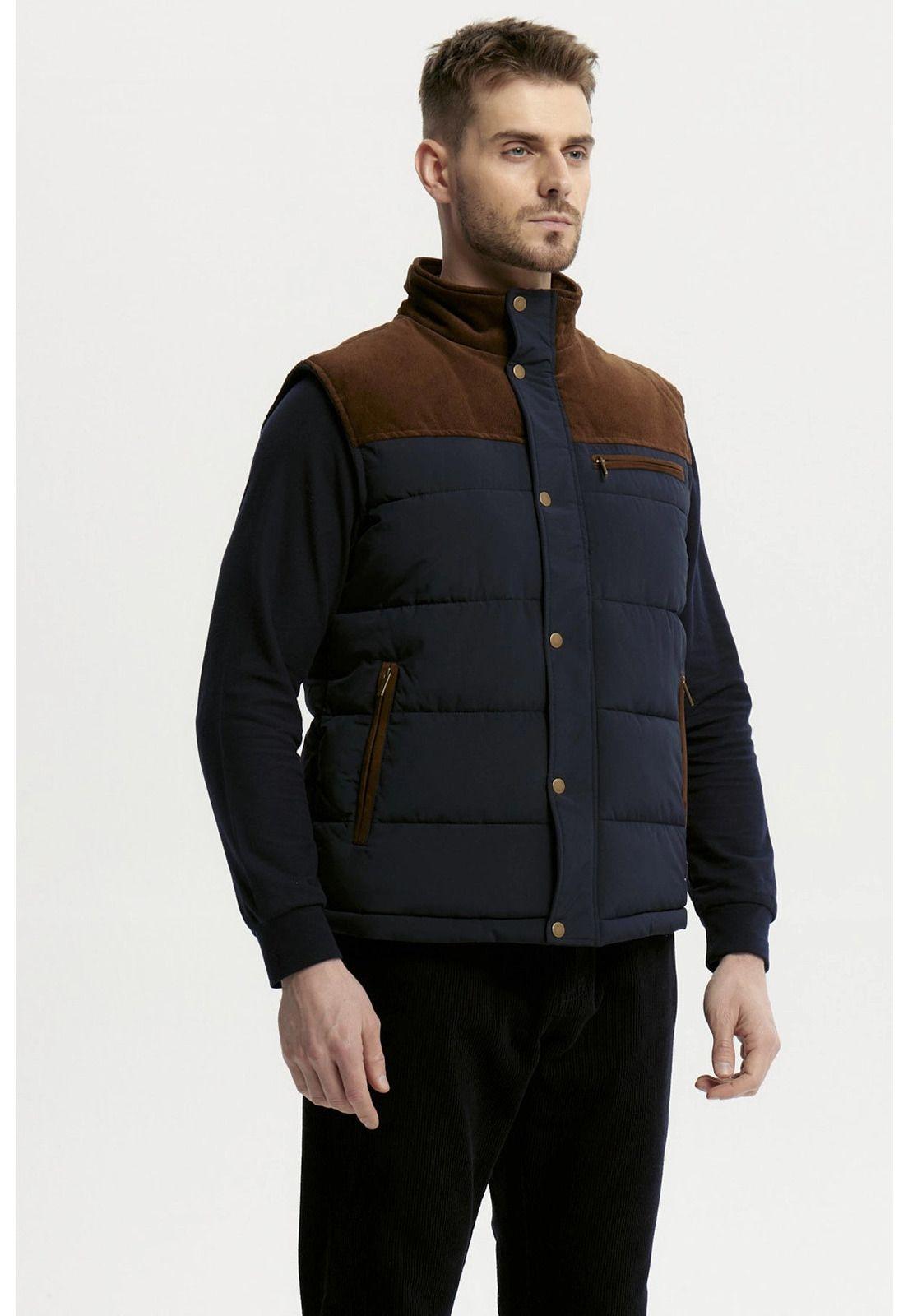 Parka Hombre Slim Azul Marino - lll-1