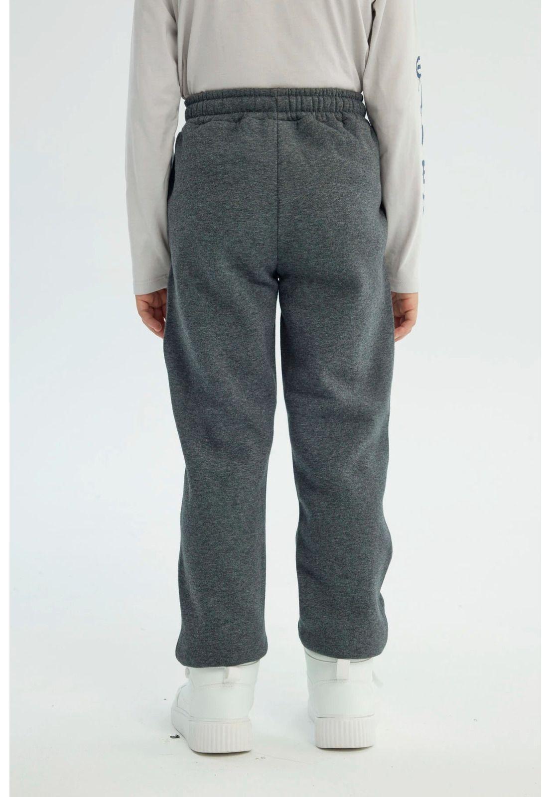 Pantalón Buzo Niño Pitillo Gris - lll-2