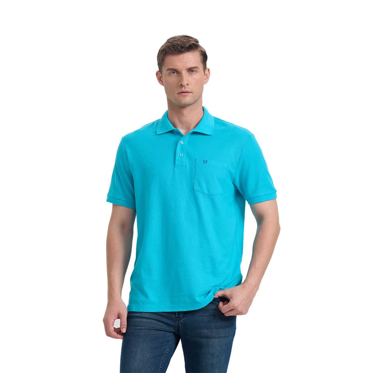 Polera Hombre Pique Básica Lisa Calipso Fashion's Park-0