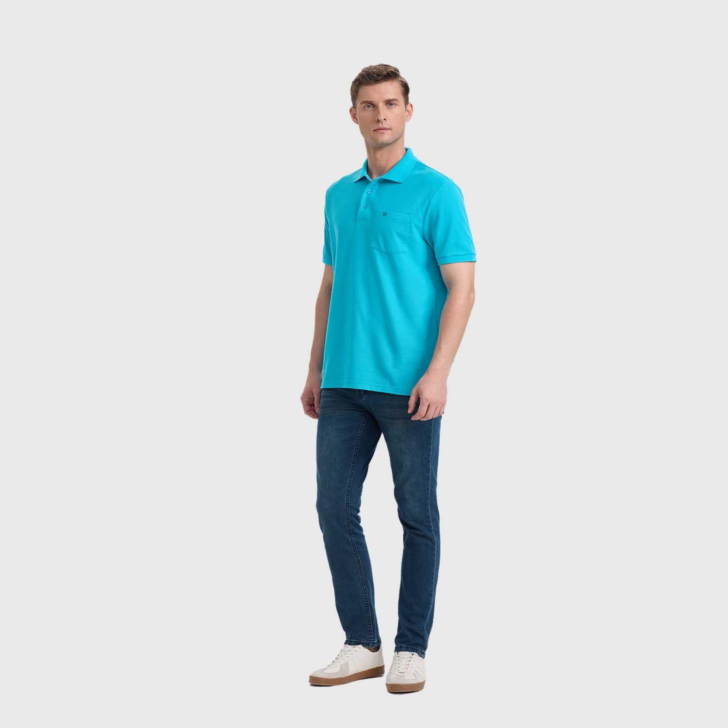 Polera Hombre Pique Básica Lisa Calipso Fashion's Park-3