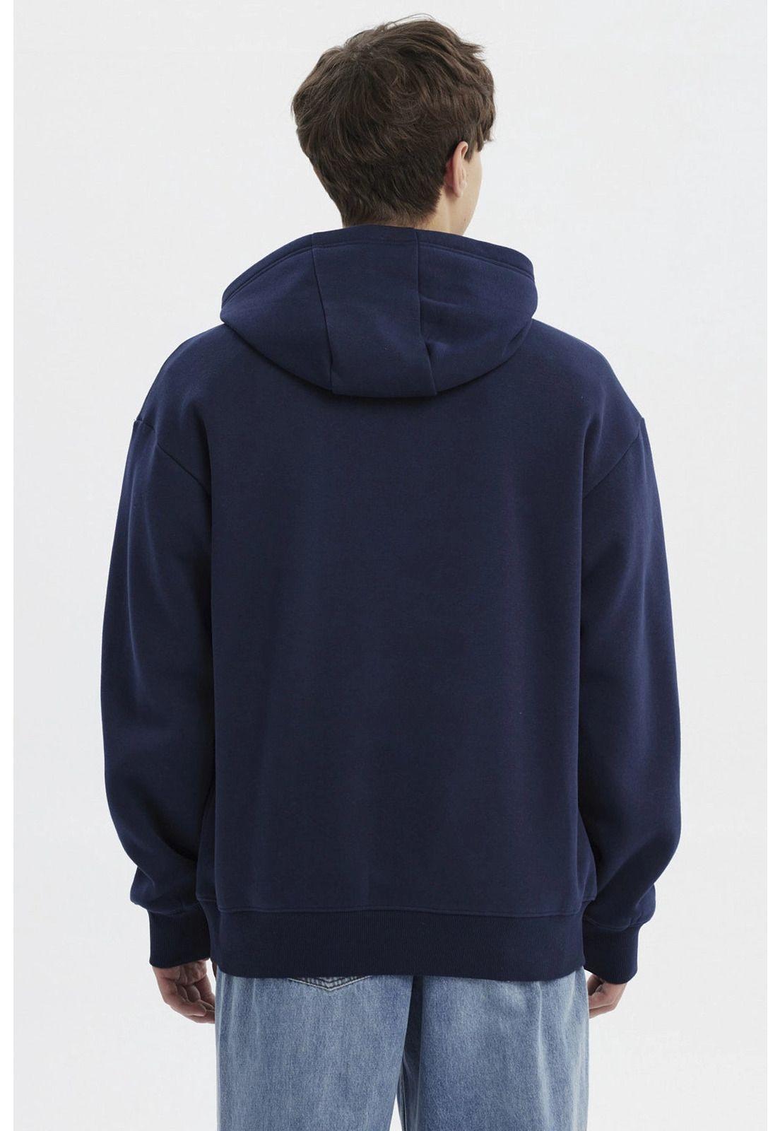 Polerón Hombre Slim Azul - ll-2