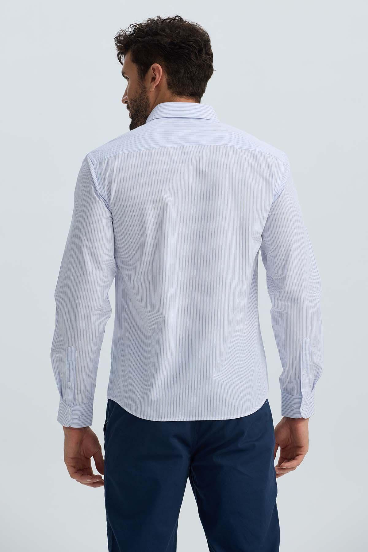 Camisa Hombre Moda Blanco-2