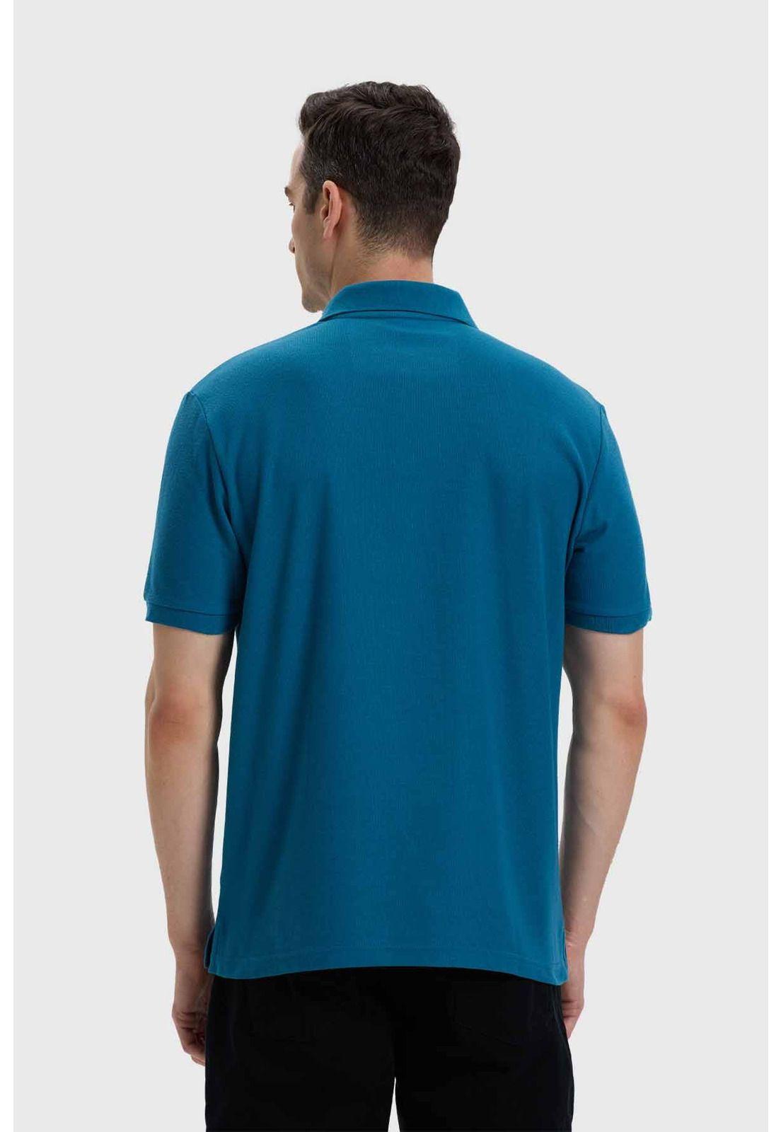 Polera Hombre Con Logo Petróleo-2