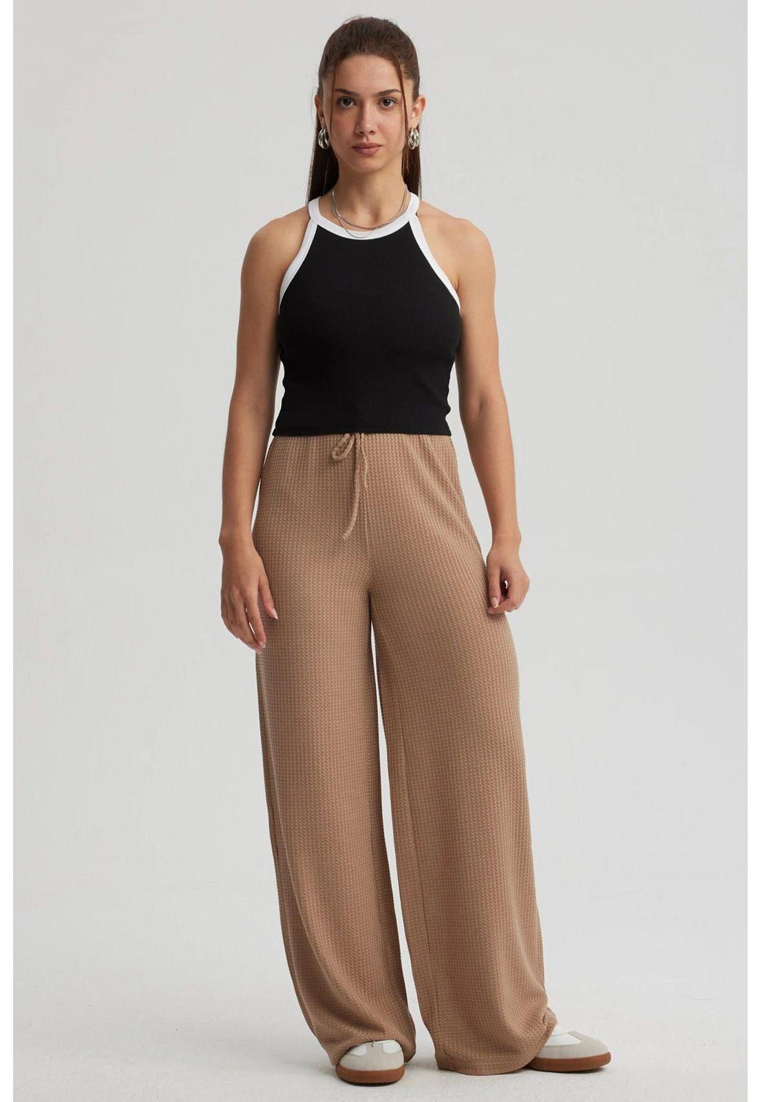 Polera Mujer Cuello Halter Negro-3