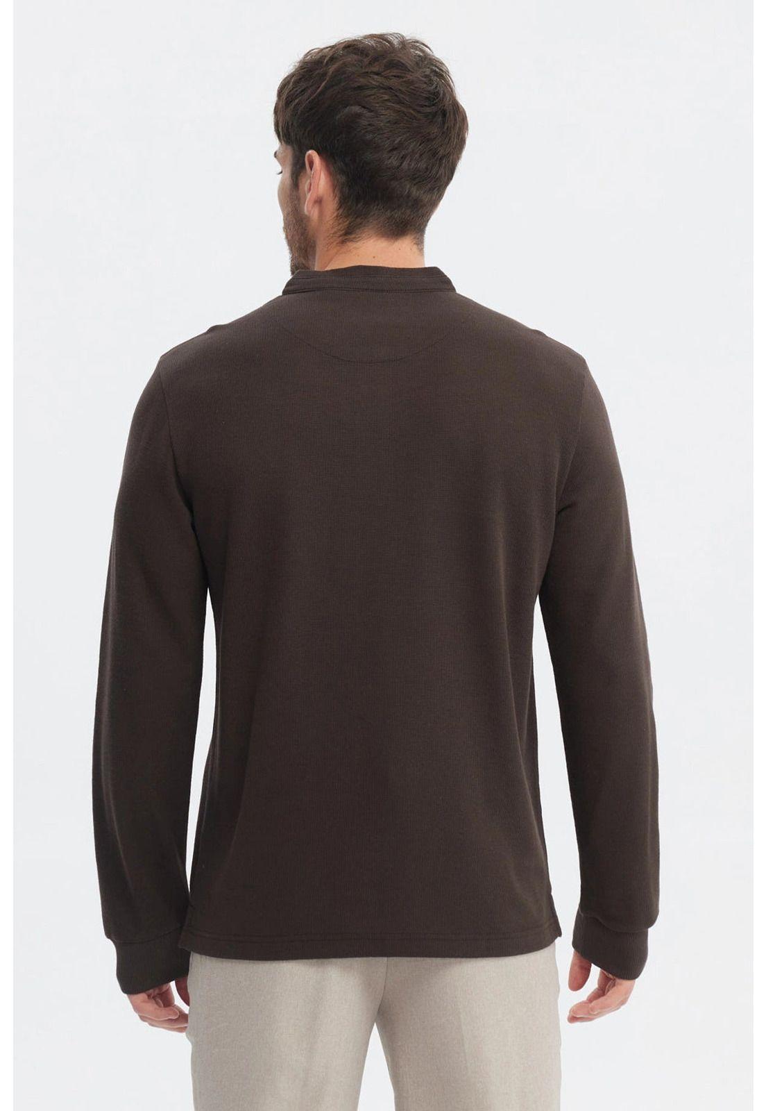 Polera Hombre Slim Chocolate - lll-2