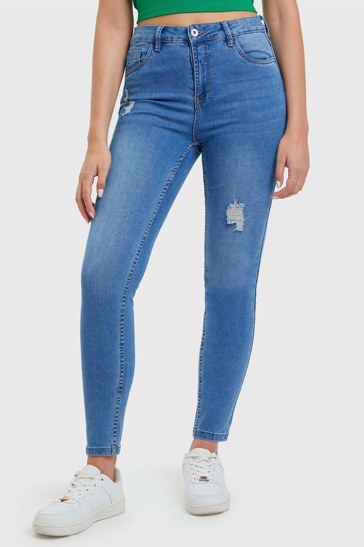 Jeans Skinny Lia Azul-0