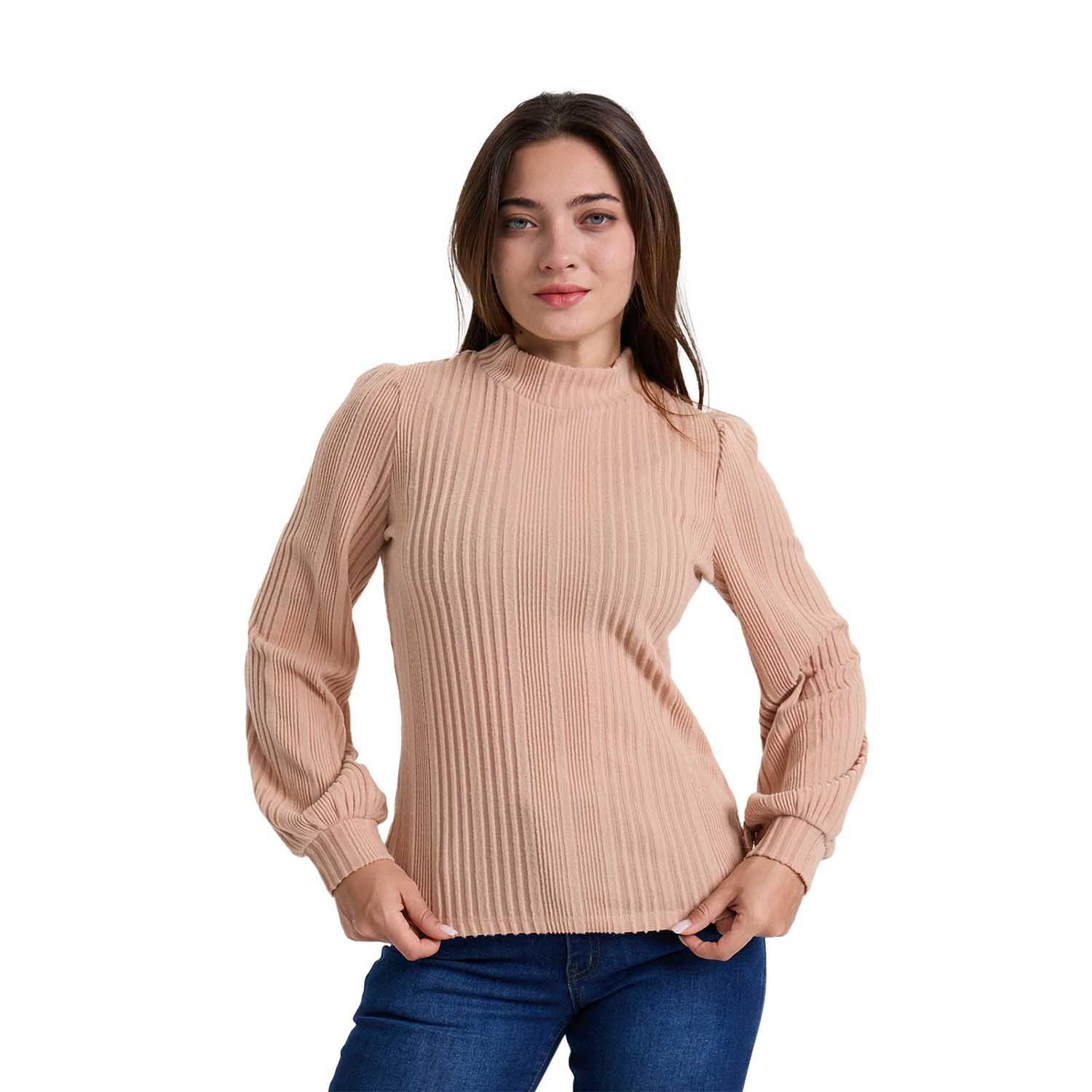 Polera Mujer Lisa Beige Fashion´s Park-0