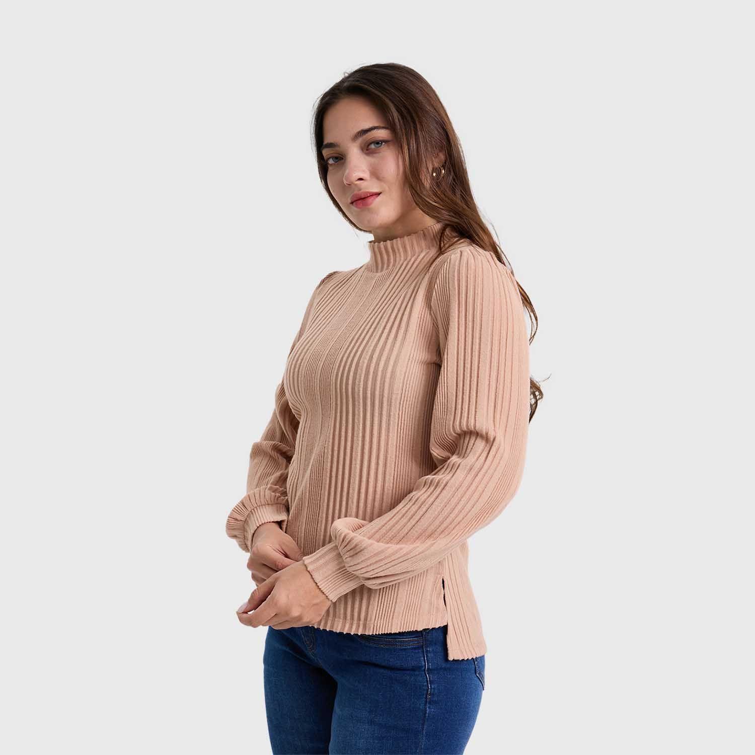 Polera Mujer Lisa Beige Fashion´s Park-1