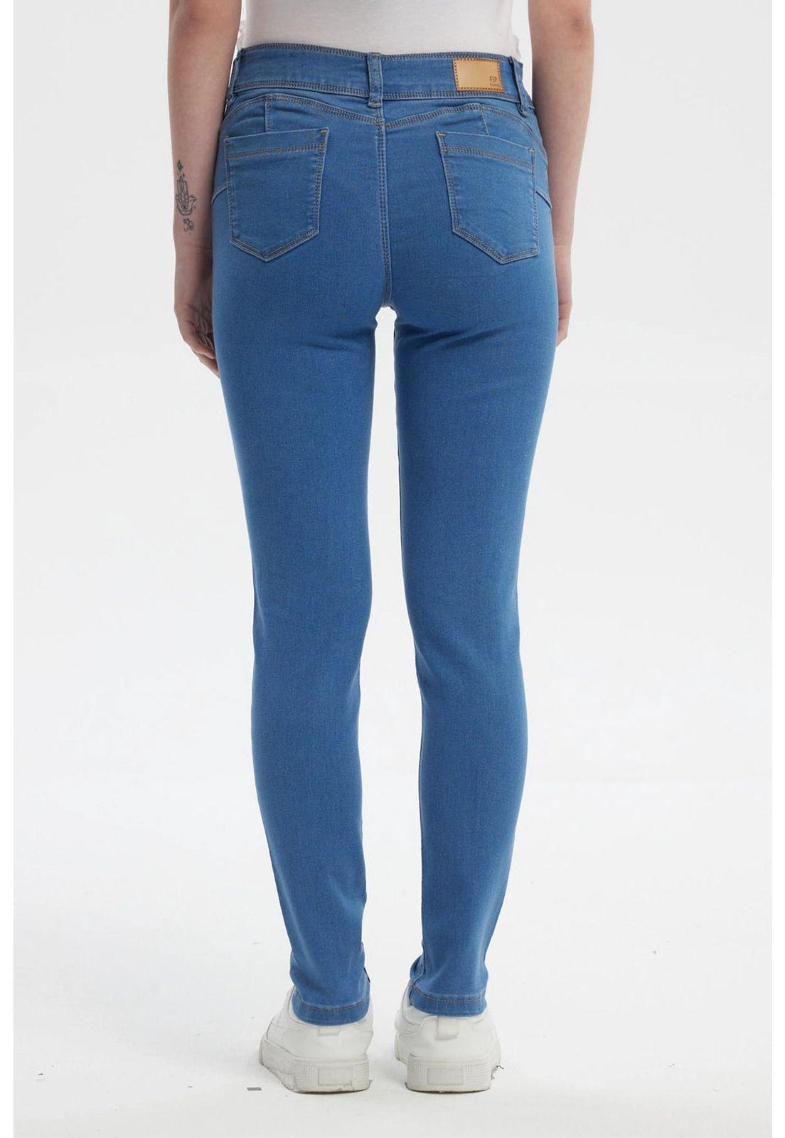 Jeans Mujer Jenny Skinny  Azul-2