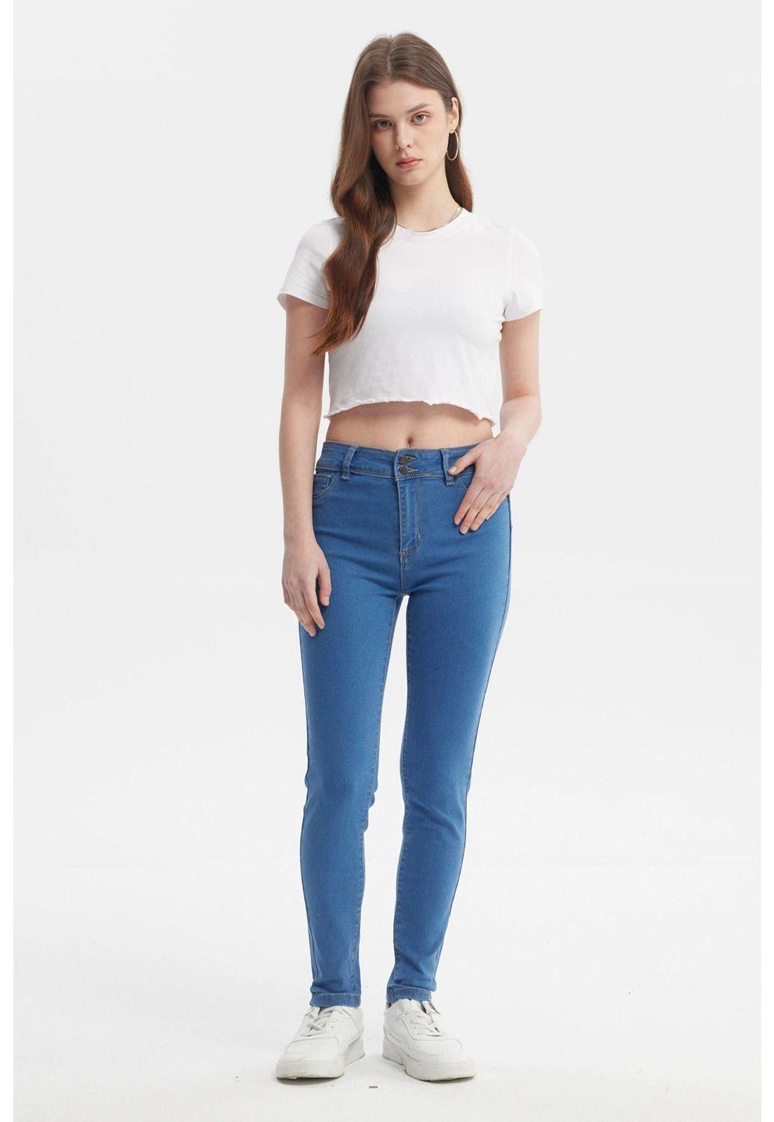 Jeans Mujer Jenny Skinny  Azul-3