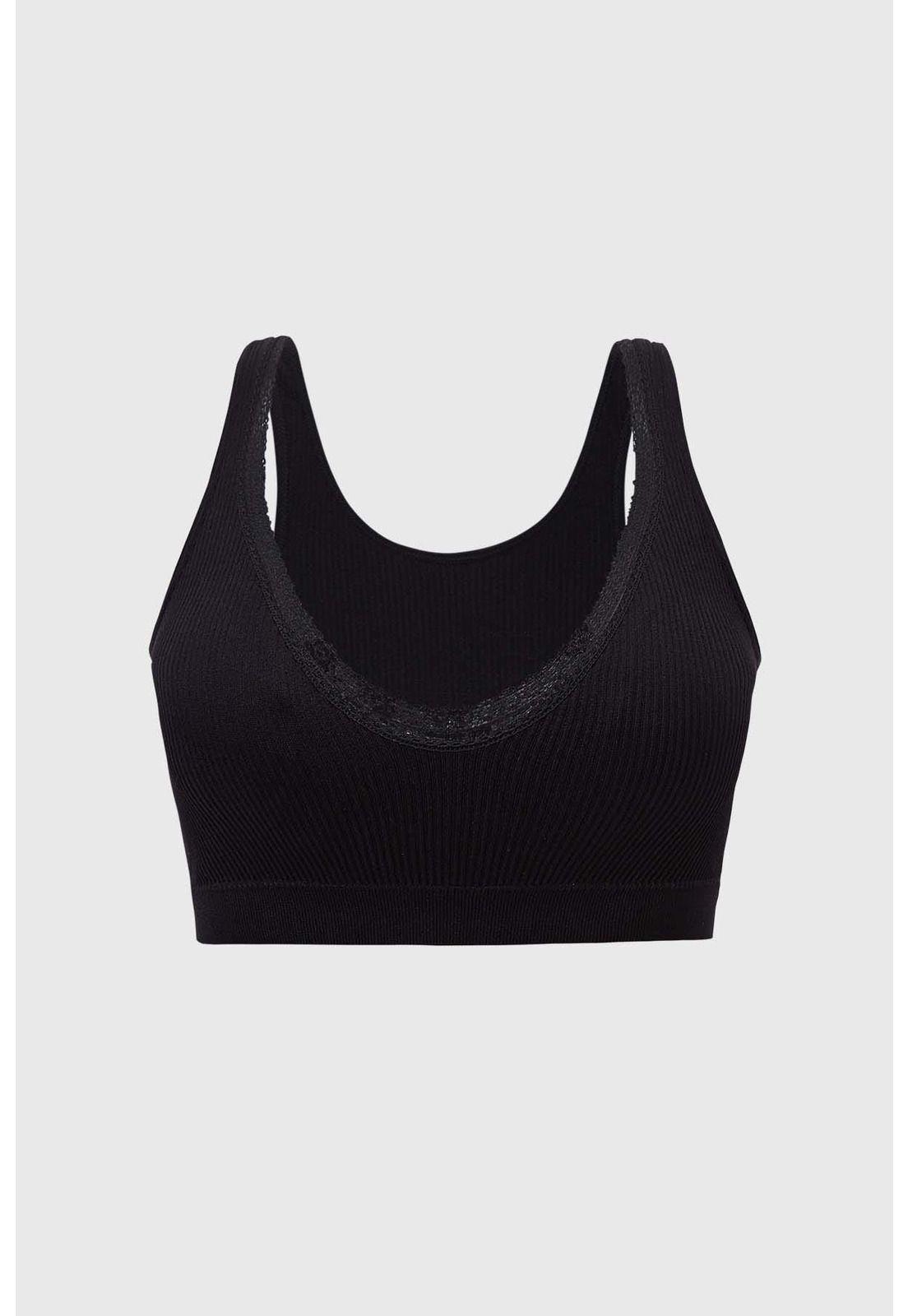 Sostén Mujer Peto Negro - lll-0