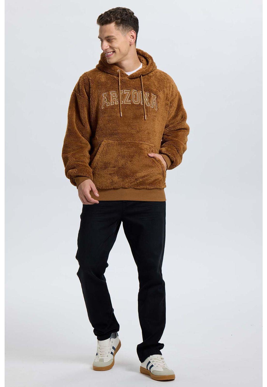 Polar Hombre Print Embrodery Chocolate-3