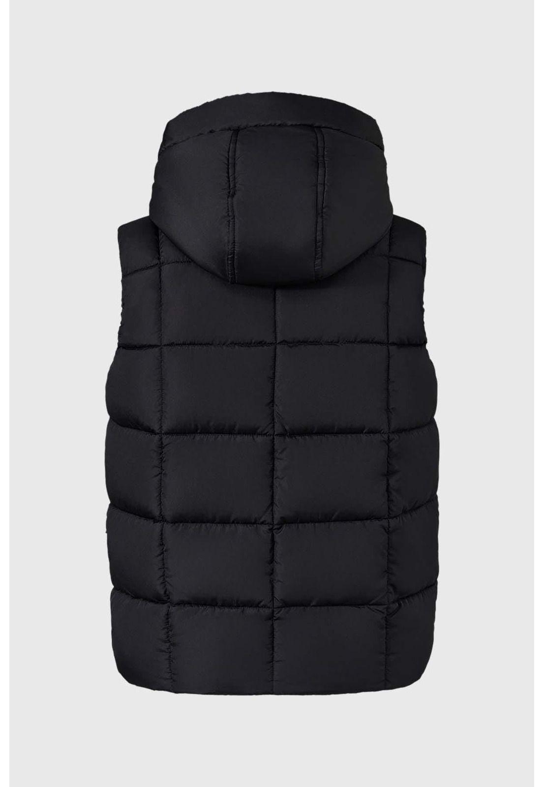 Parka Niño Con Bolsillo Negro-1