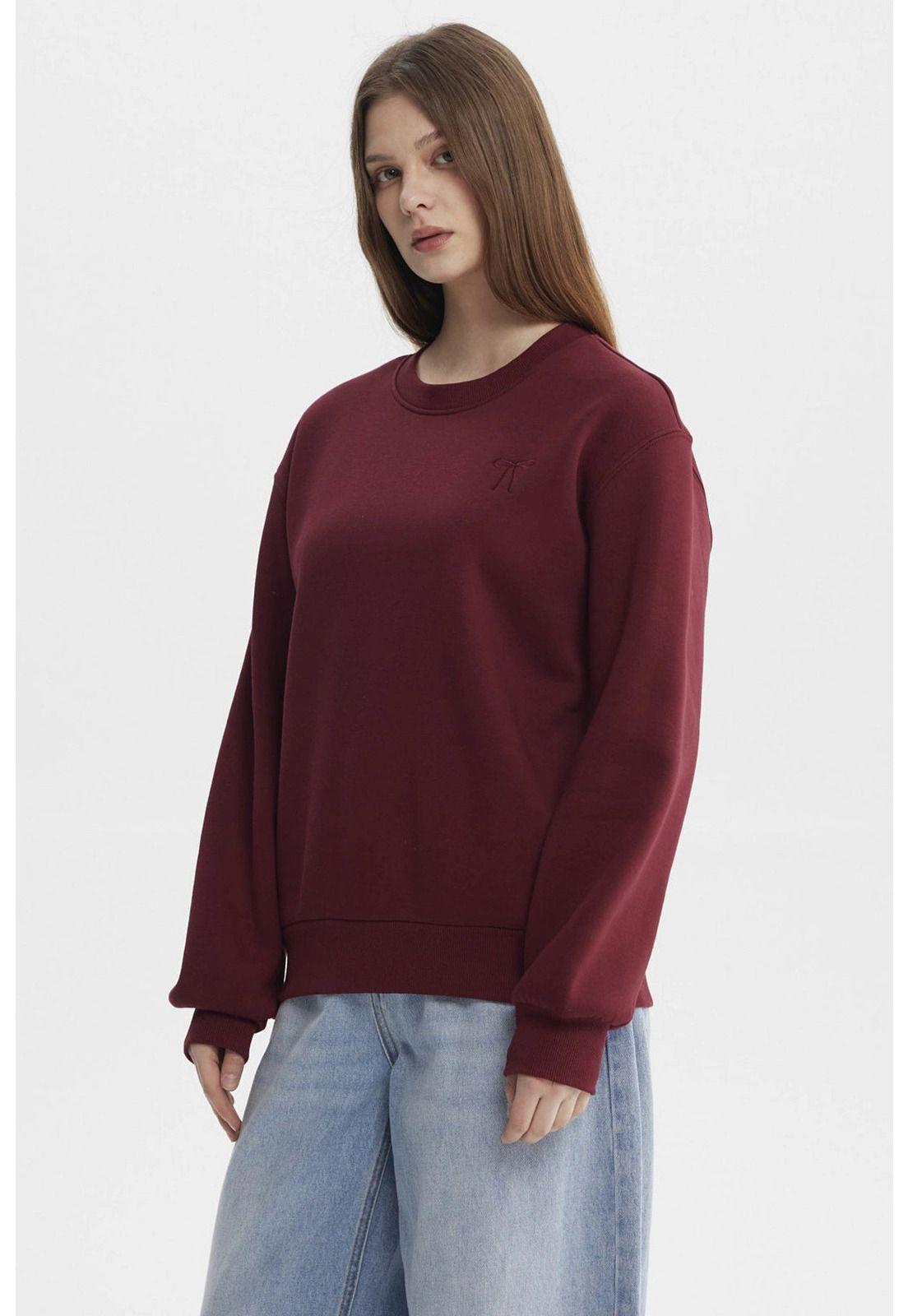 Polerón Mujer Liso Rojo - ll-1