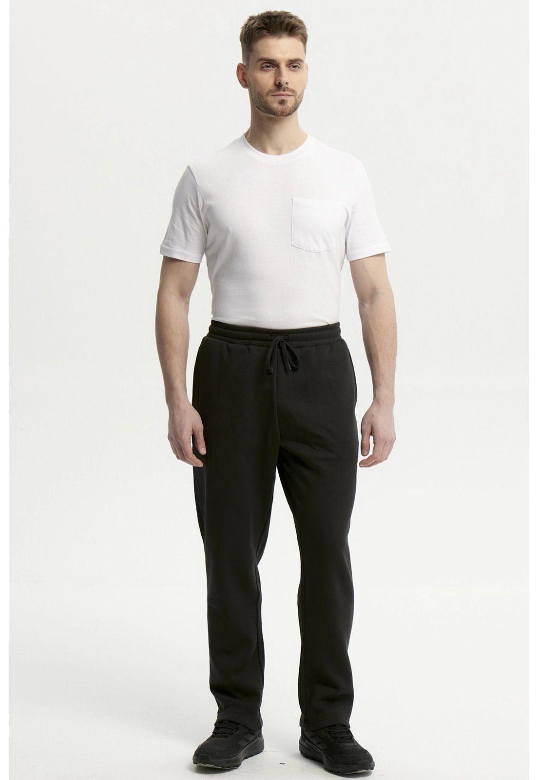 Pantalón Buzo Hombre Calce Recto Marengo-3