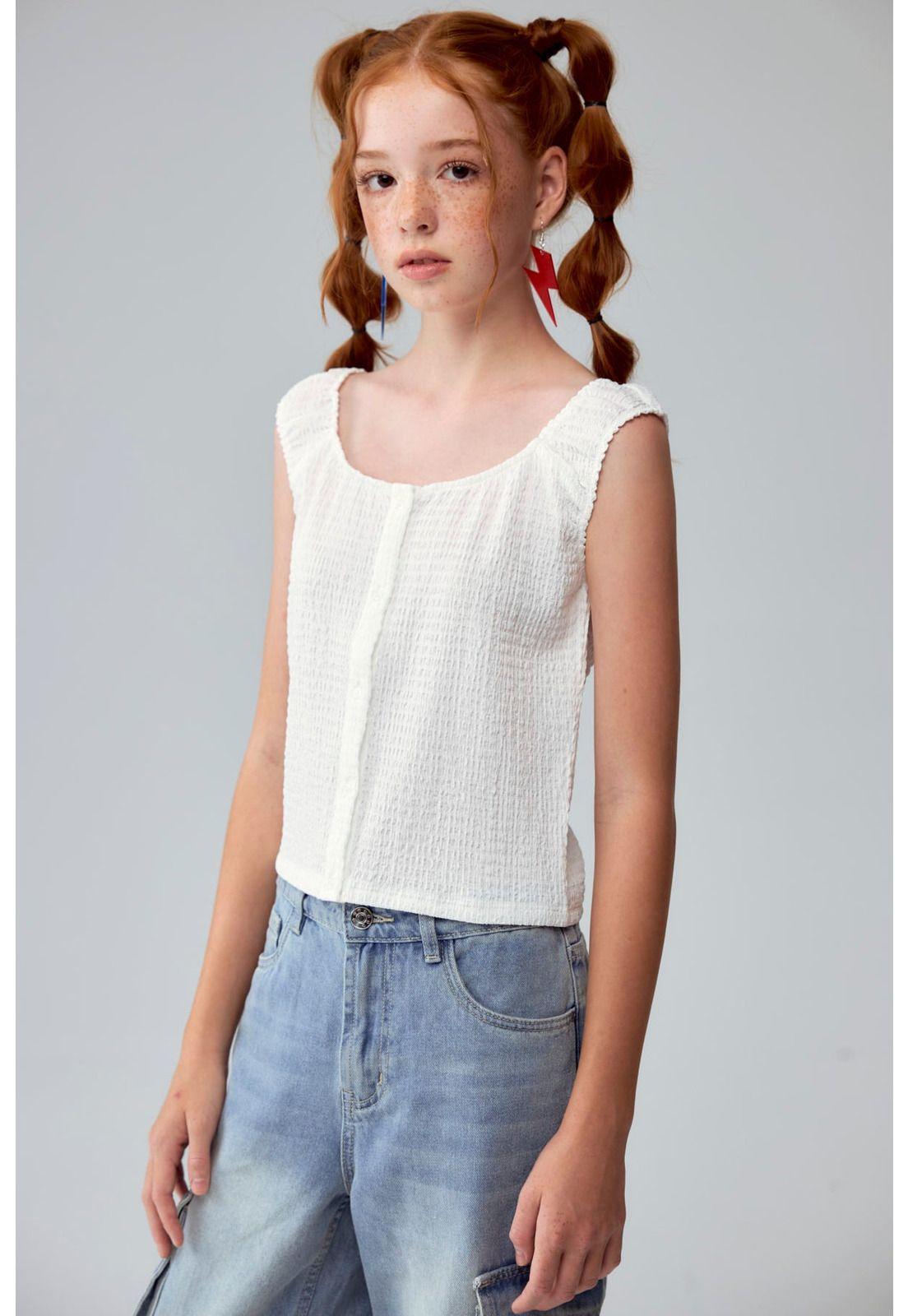 Peto Niña Recogido Medio Crudo-1