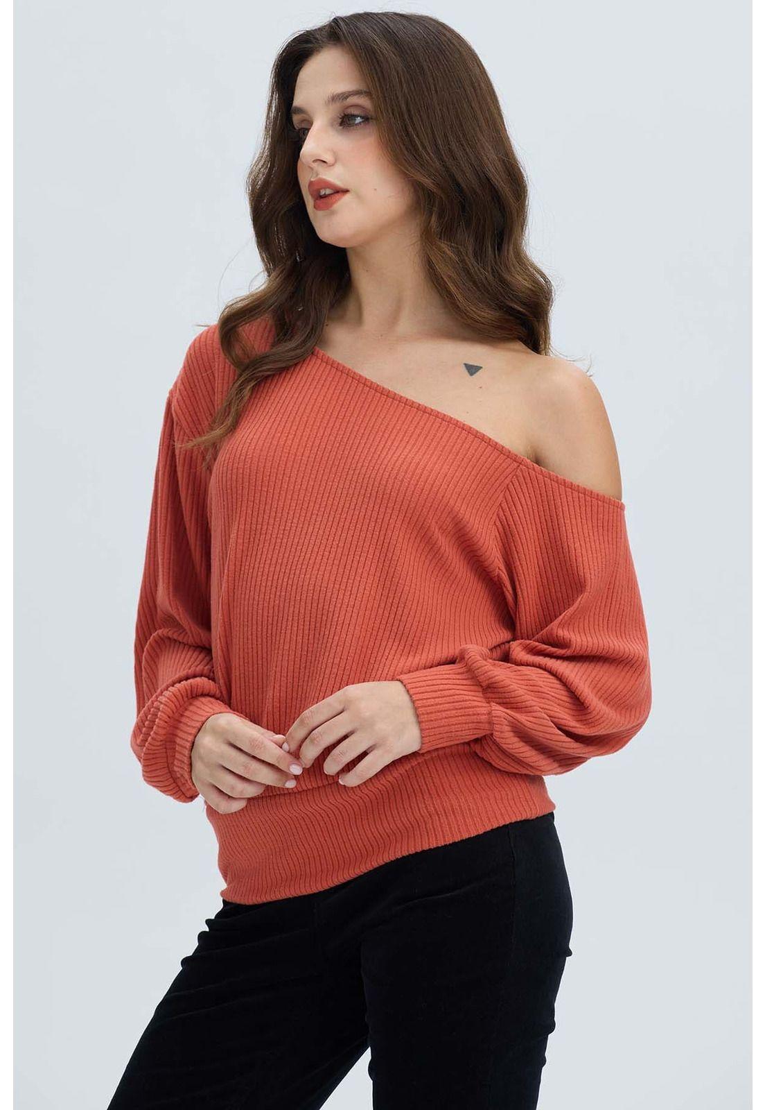 Sweater Mujer Asimé Terracota-1