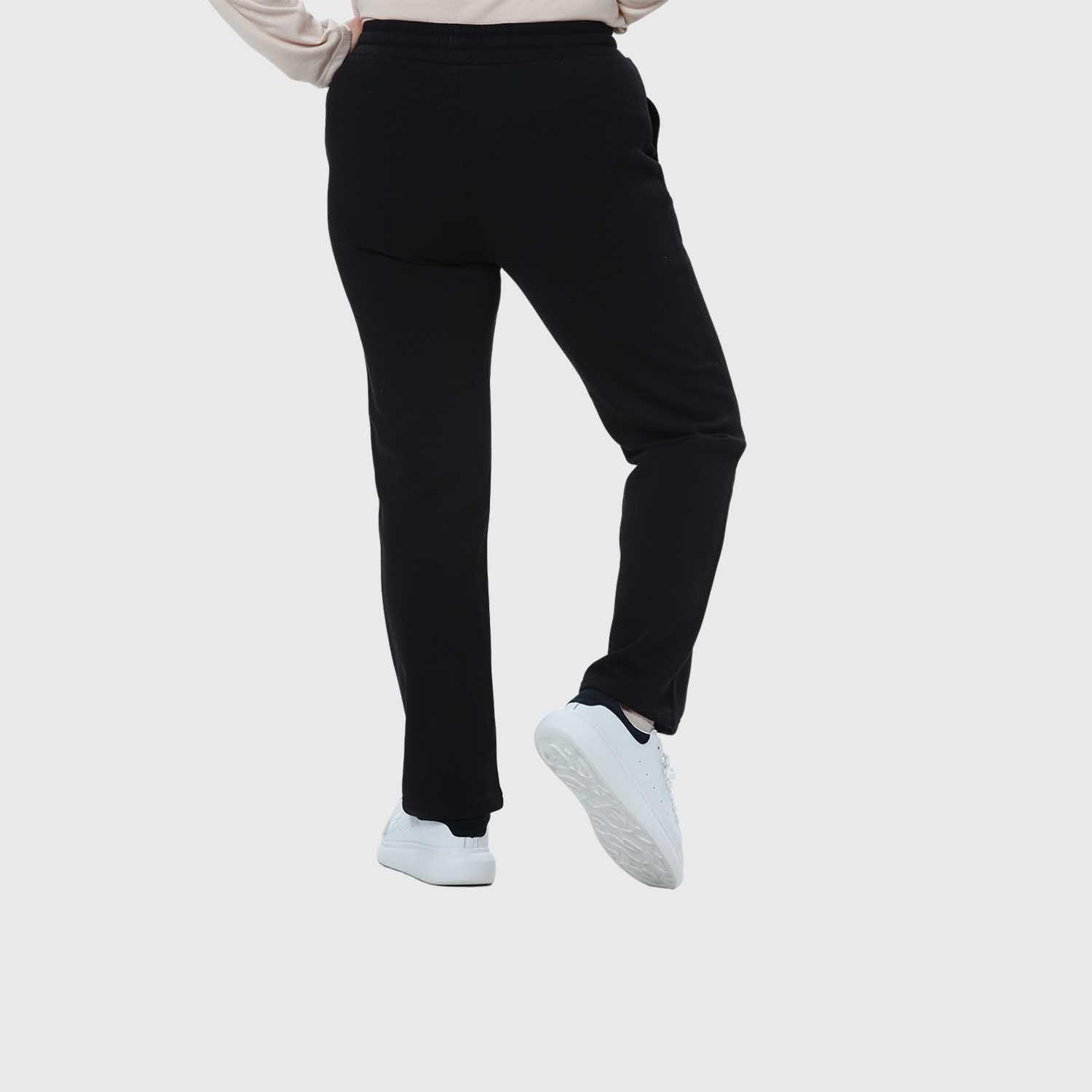 Pantalón Buzo Mujer Con Cordón Y Bolsillo Negro Ii Fsp-2
