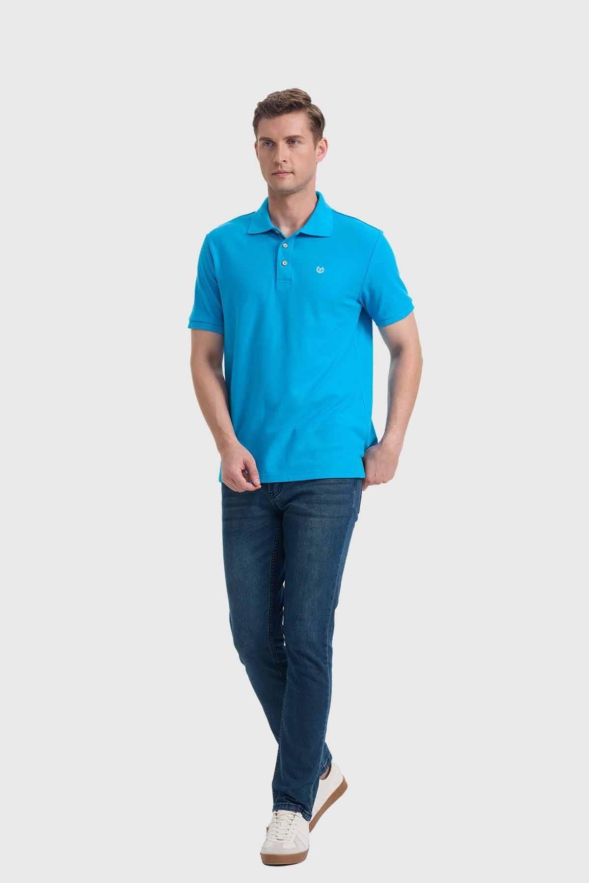 Polera Hombre Básica Piqué Calipso-3