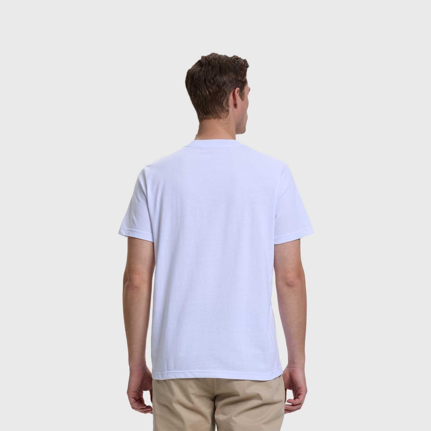 Polera Hombre Básica Con Bolsillo Blanco Fsp Fashion's Park-2