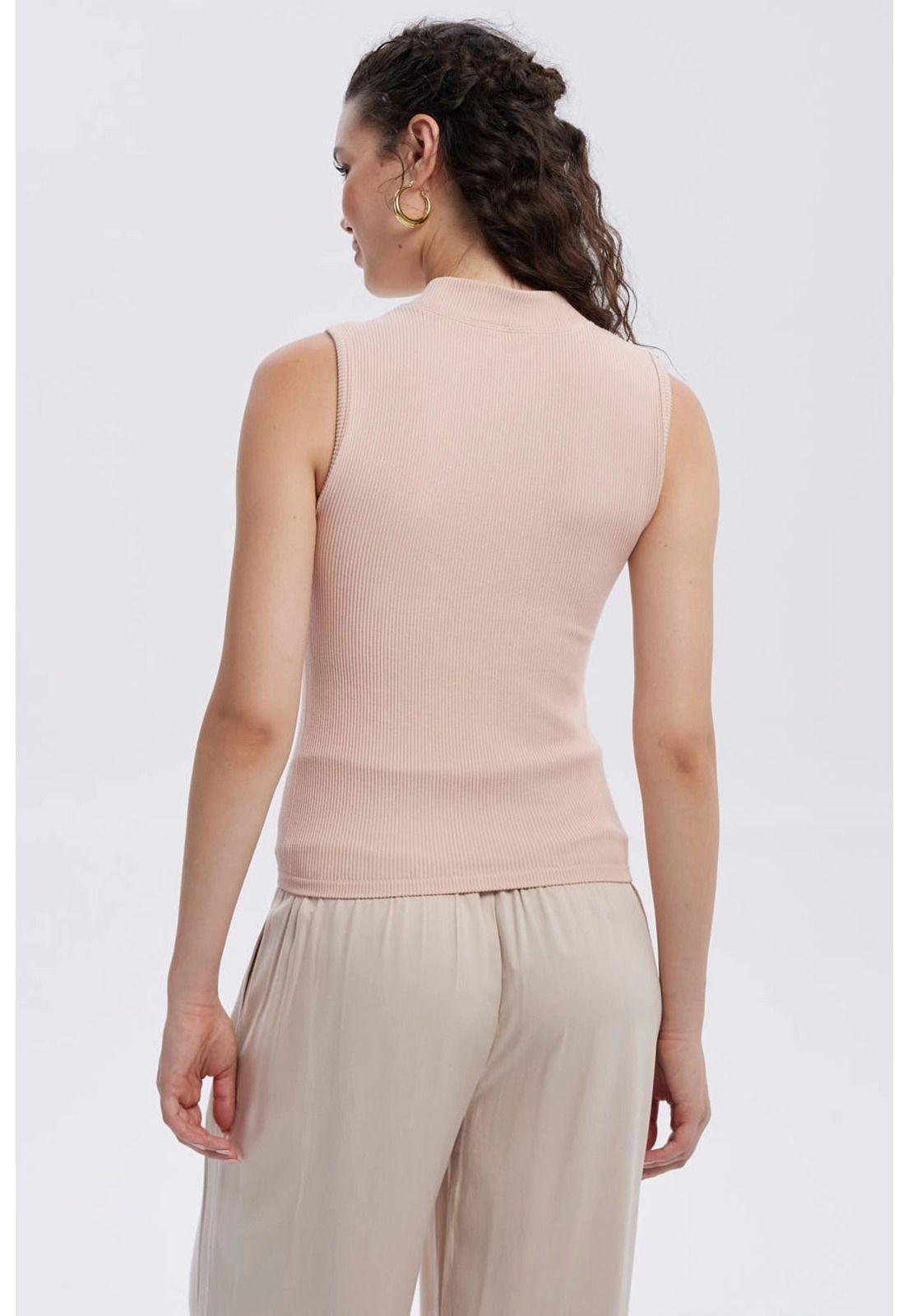 Polera Mujer Rib Palo Rosa-2