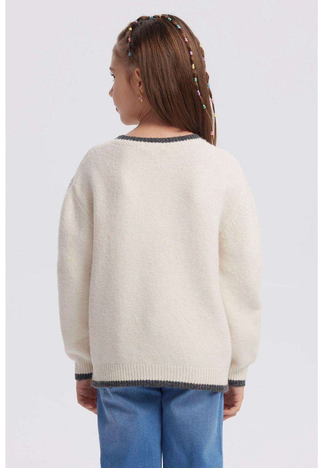 Sweater Niña Slim Crudo - lll-2