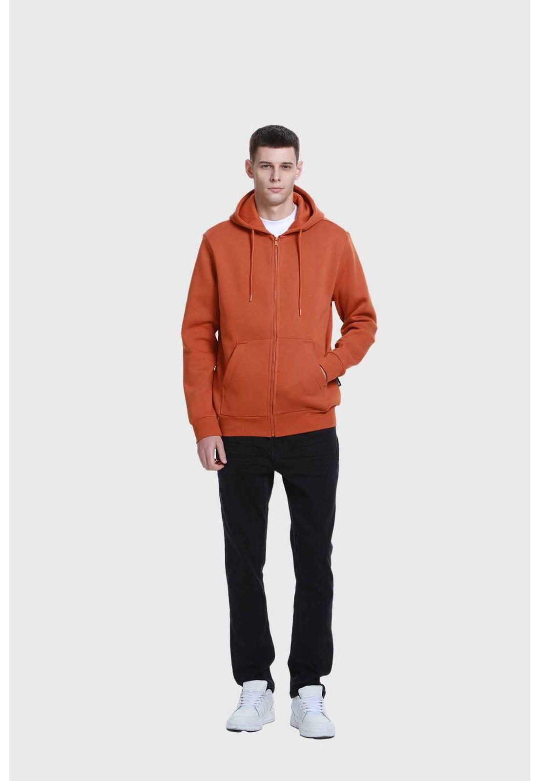 Polerón Hombre Basic Ocre-3