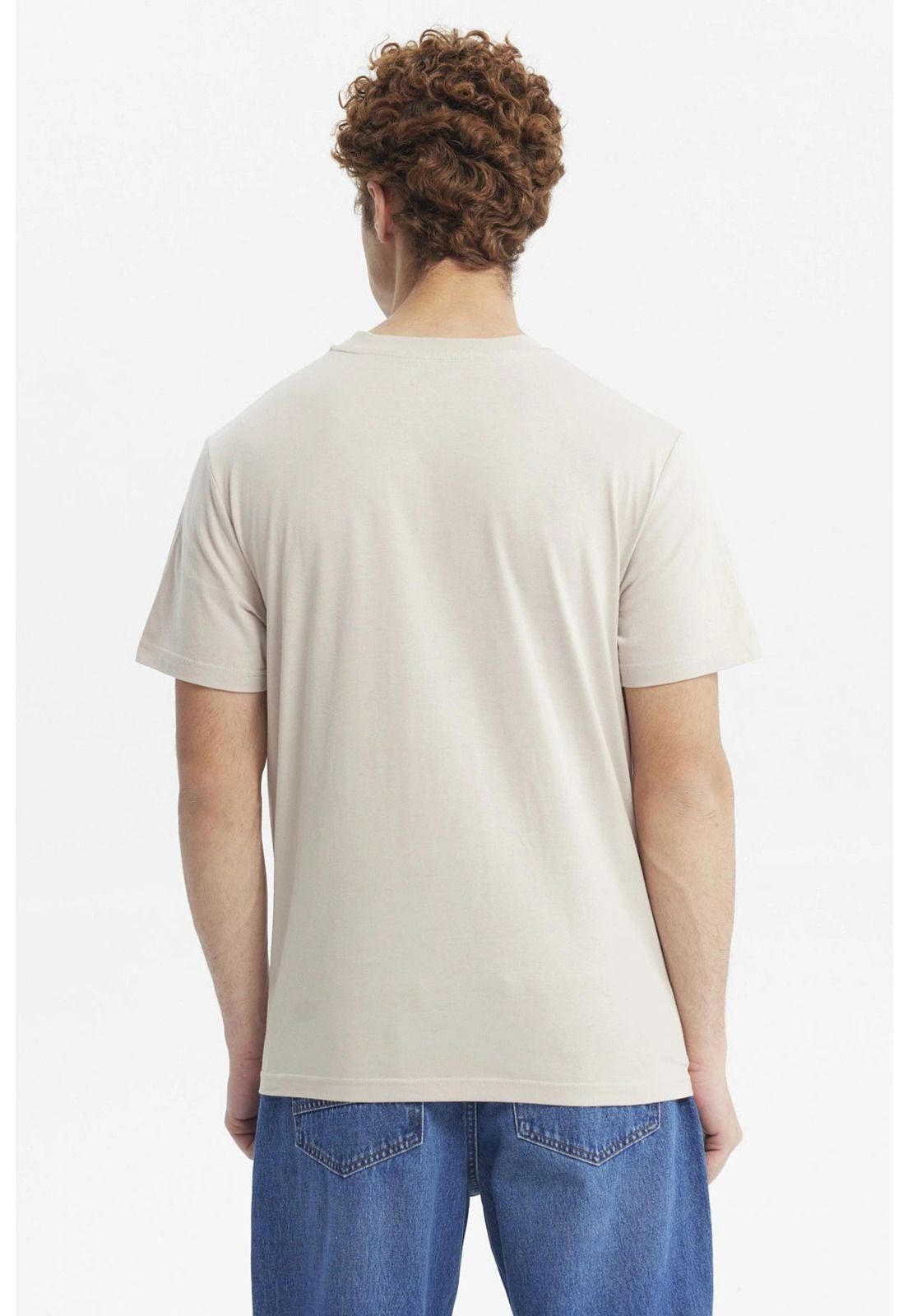 Polera Hombre Oversize Beige - Vll-2