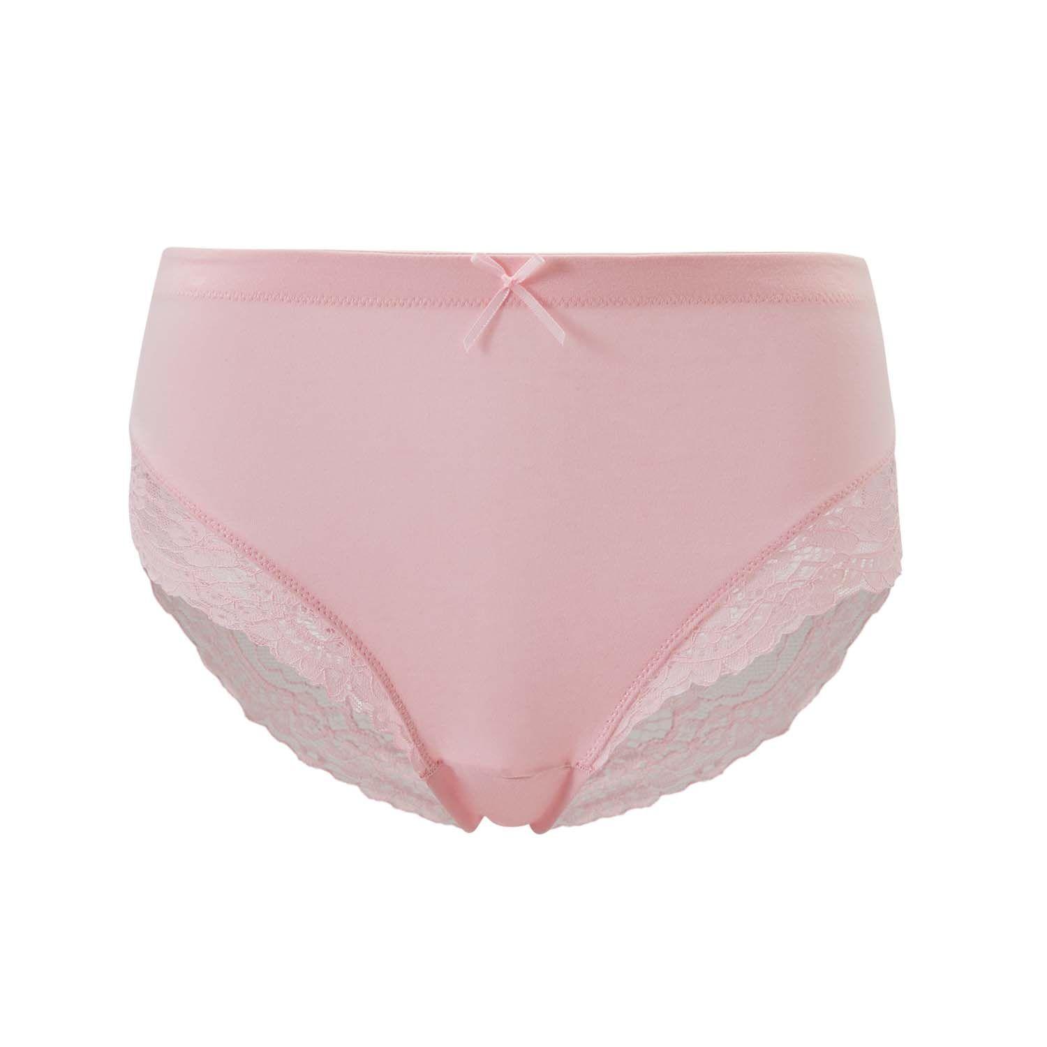 Calzón Mujer Tiro Alto Encaje Palo Rosa Fashions Park-1