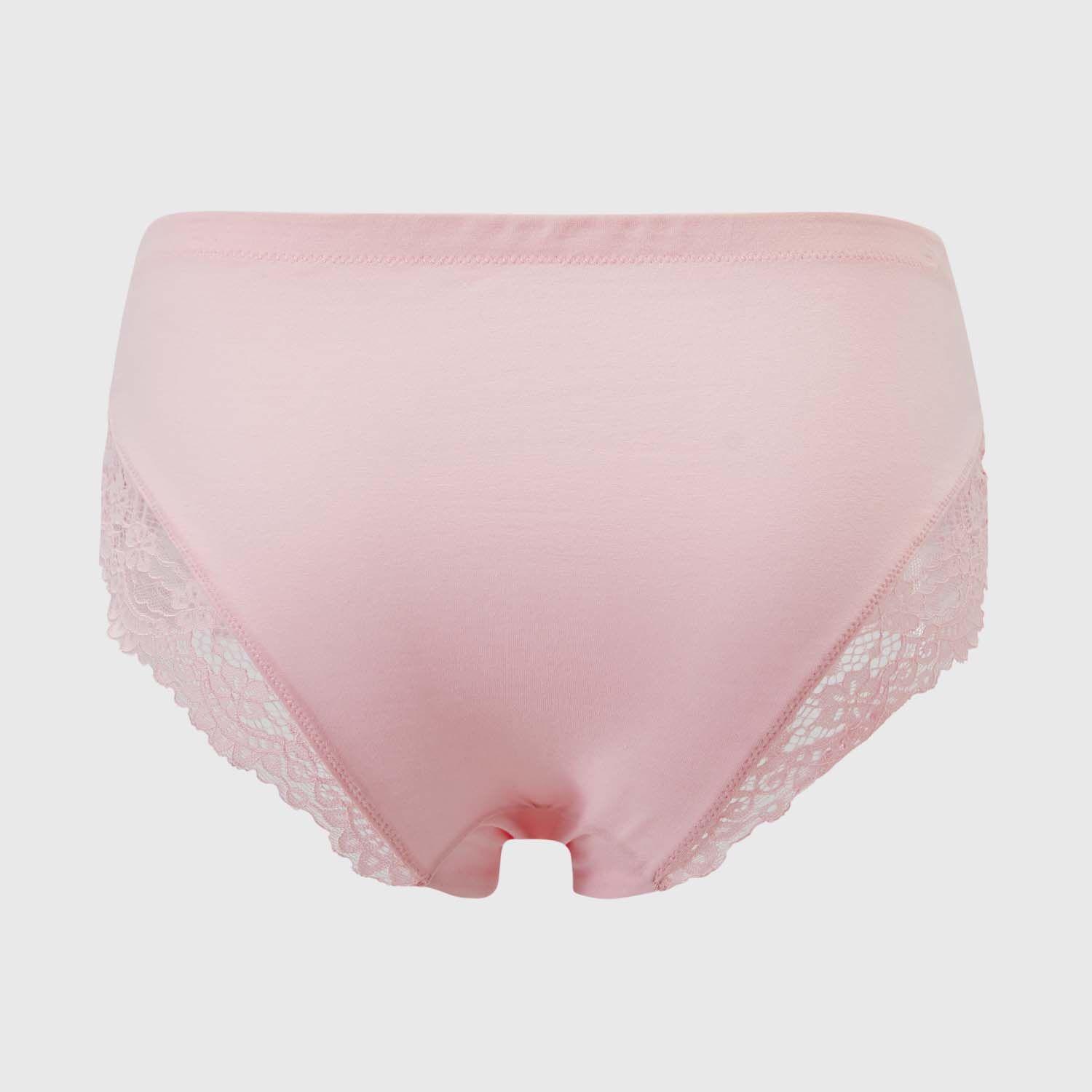 Calzón Mujer Tiro Alto Encaje Palo Rosa Fashions Park-2