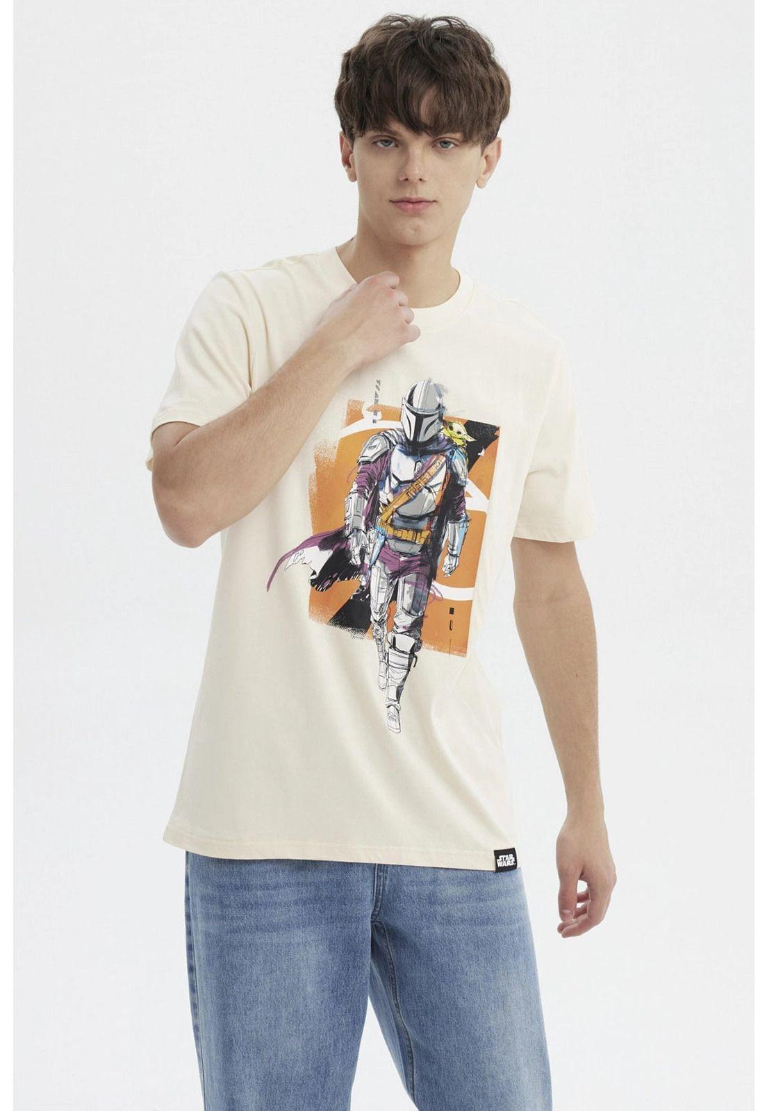 Polera Hombre Star Wars Beige-1
