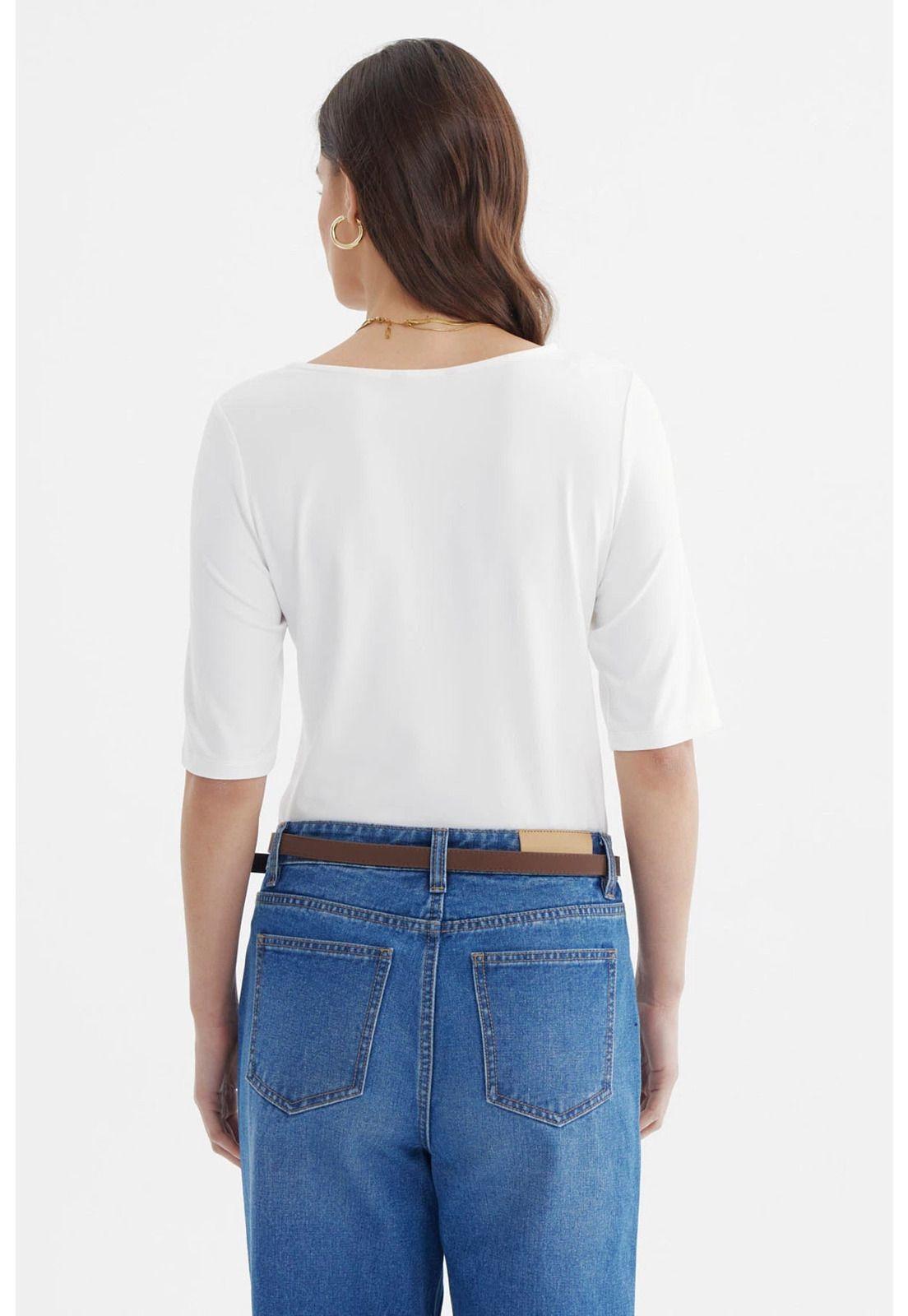 Polera Mujer Ajustado Crudo - ll-2