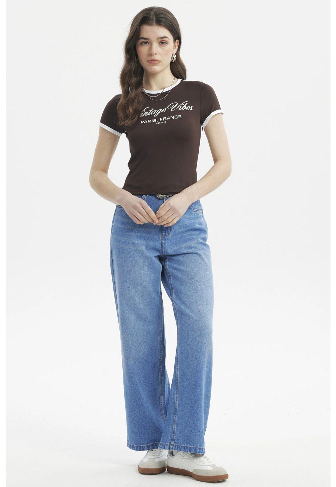 Polera Mujer Ajustado Café Oscuro - ll-3
