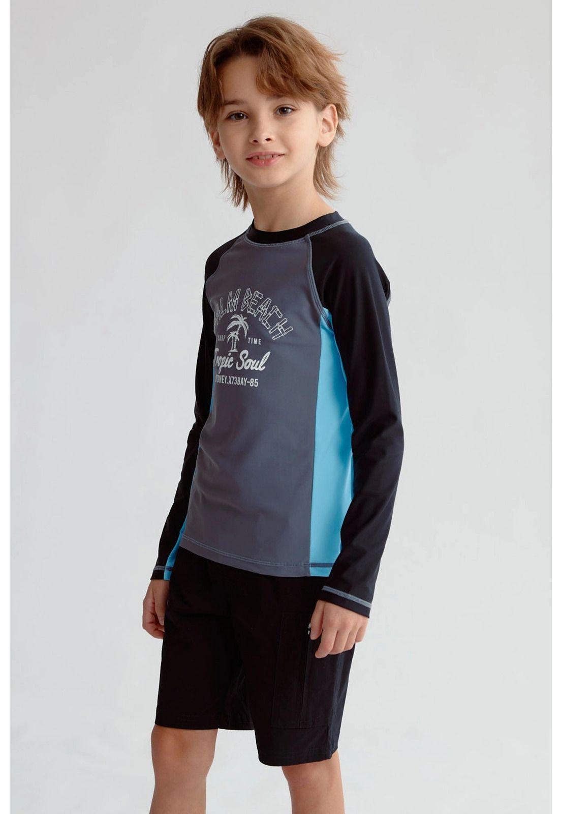 Traje De Baño Niño Filtro Uv Marengo-1