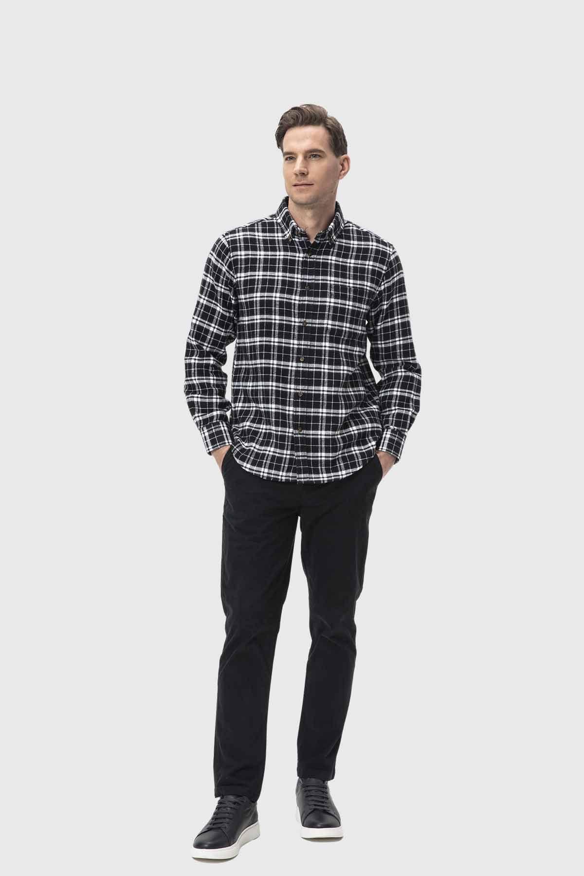 Camisa Hombre Básica Beige-3