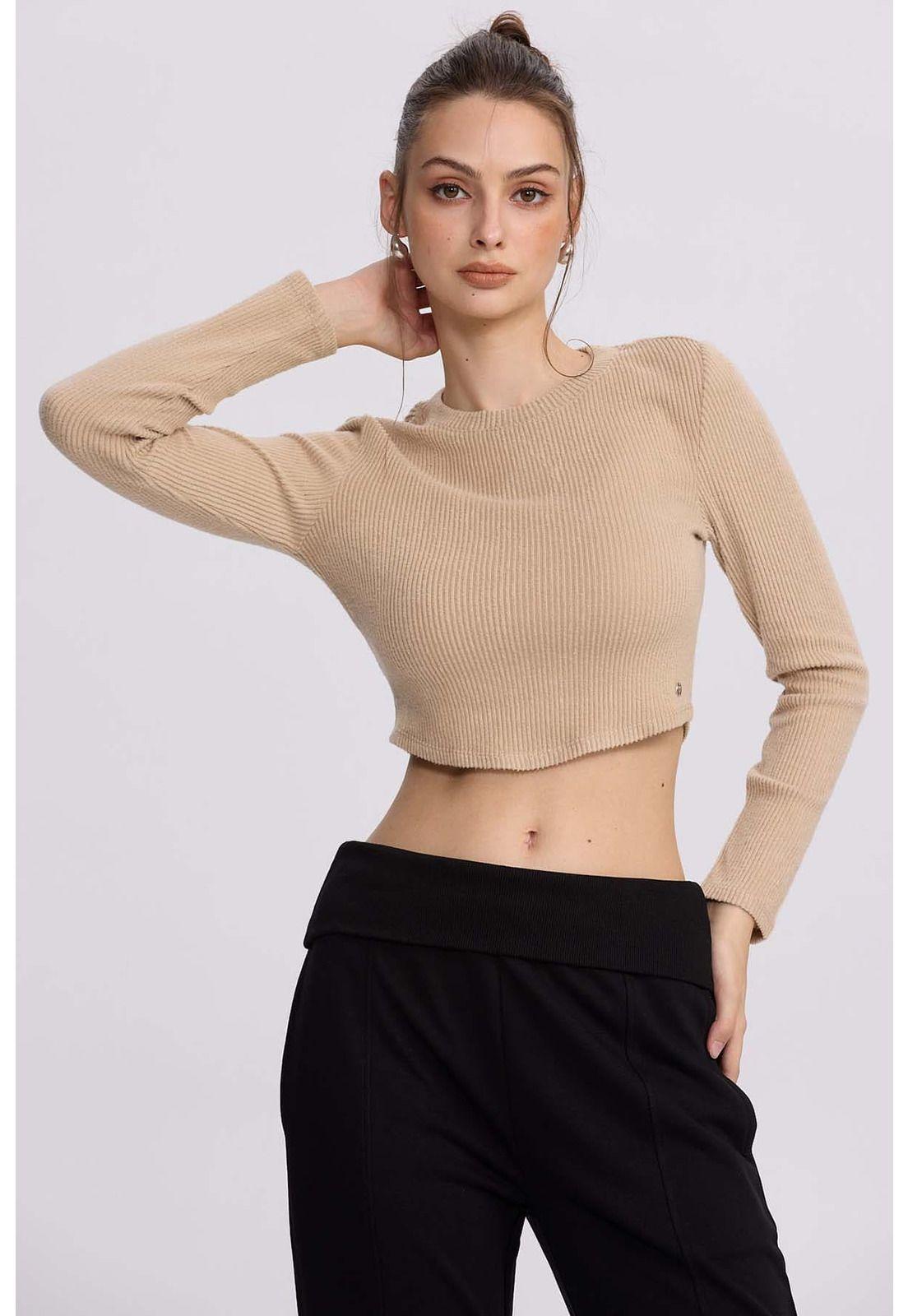 Sweater Mujer Basta Beige-0
